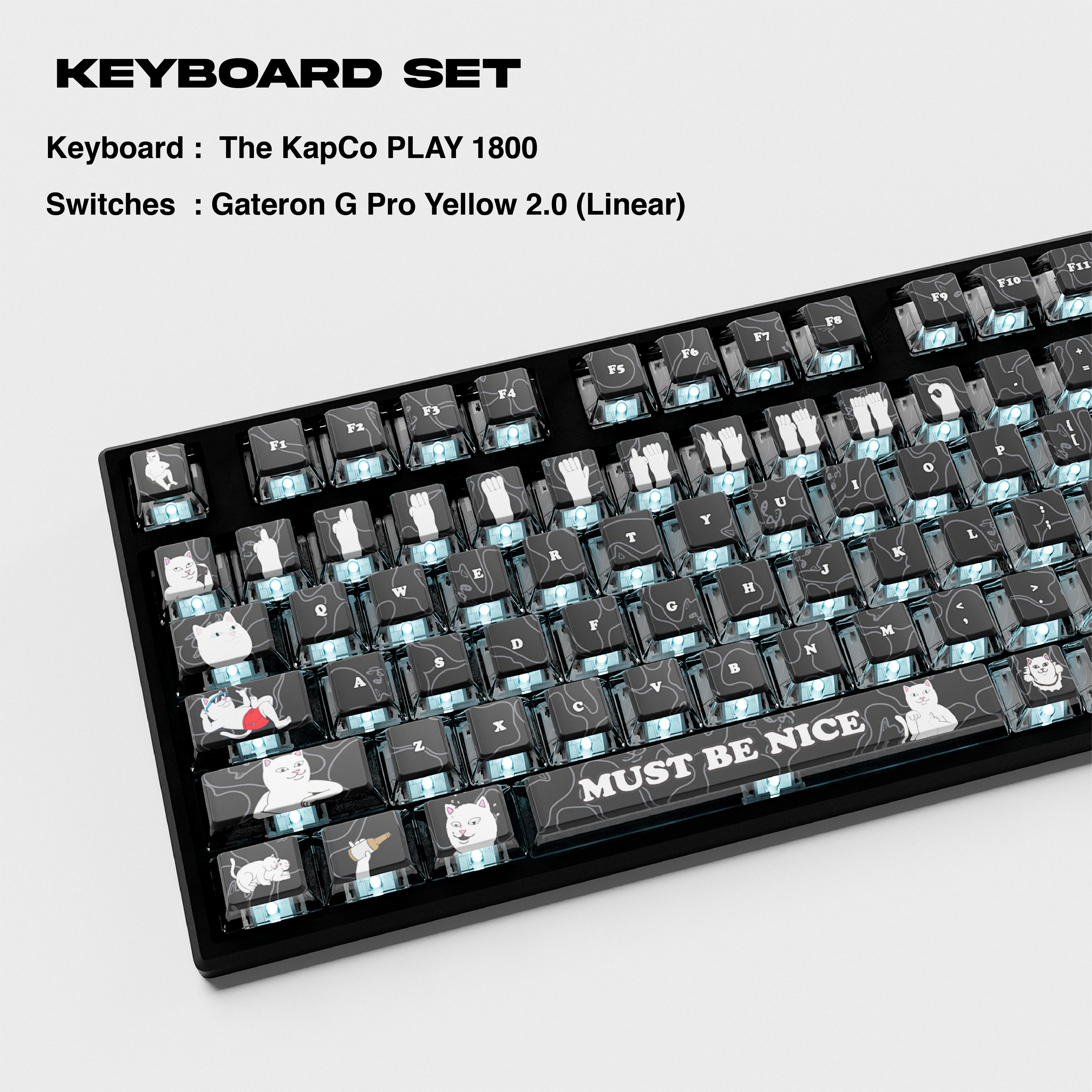  Must Be Nice Keyboard Set (Asst)、mySite、merchandisen