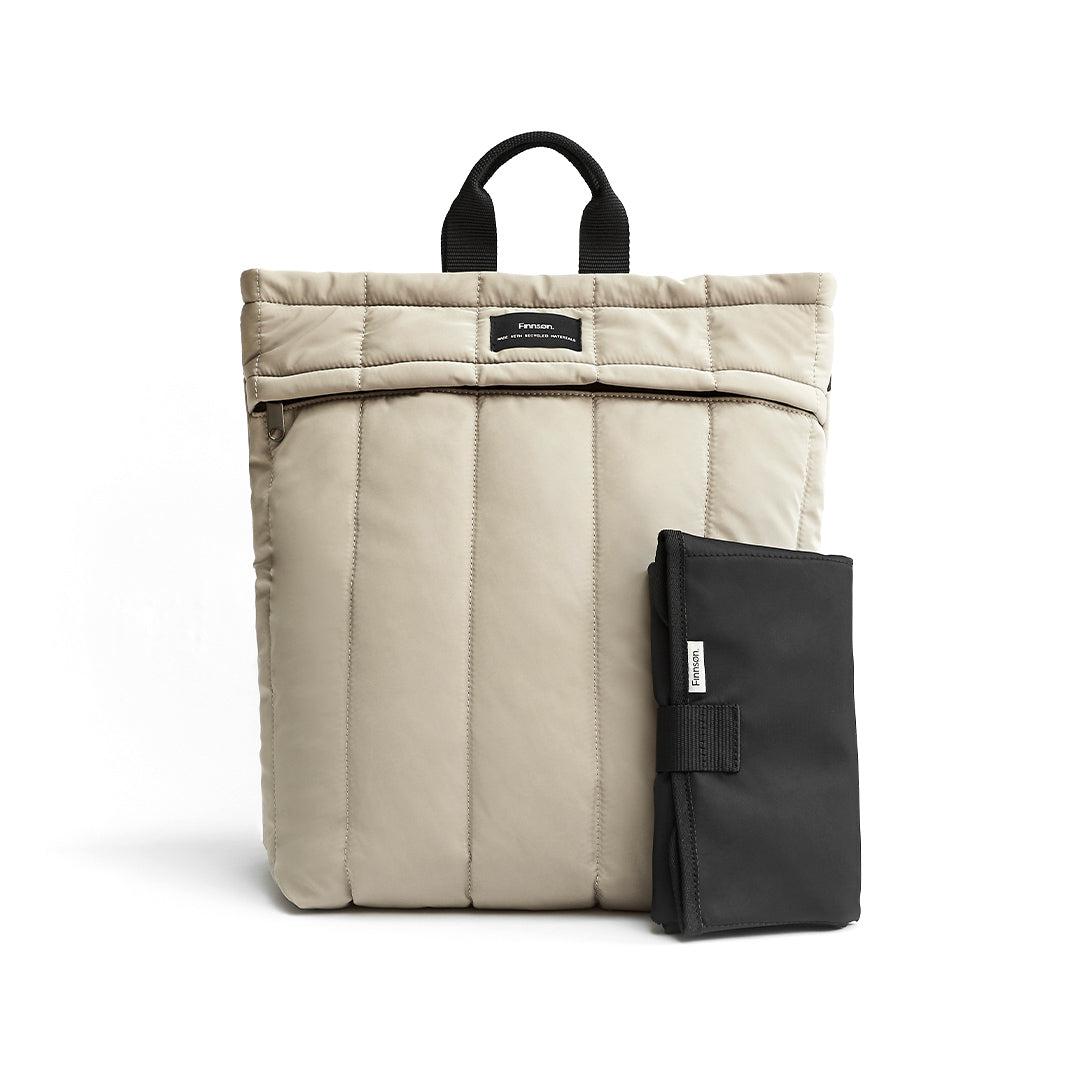  Finnson RAE Eco Changing Backpack with Changing Mat - Taupe、mySite、merchandisen