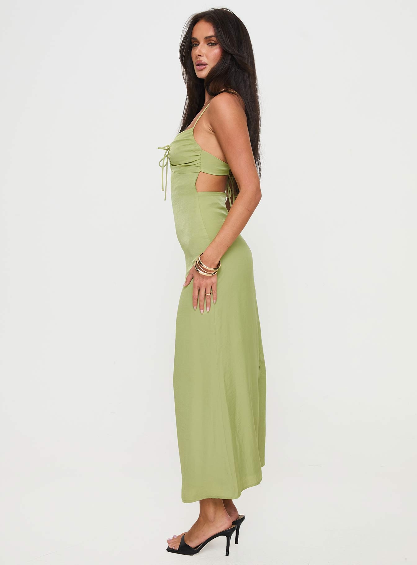 Kristyn Maxi Dress Green、mySite、solidvoid