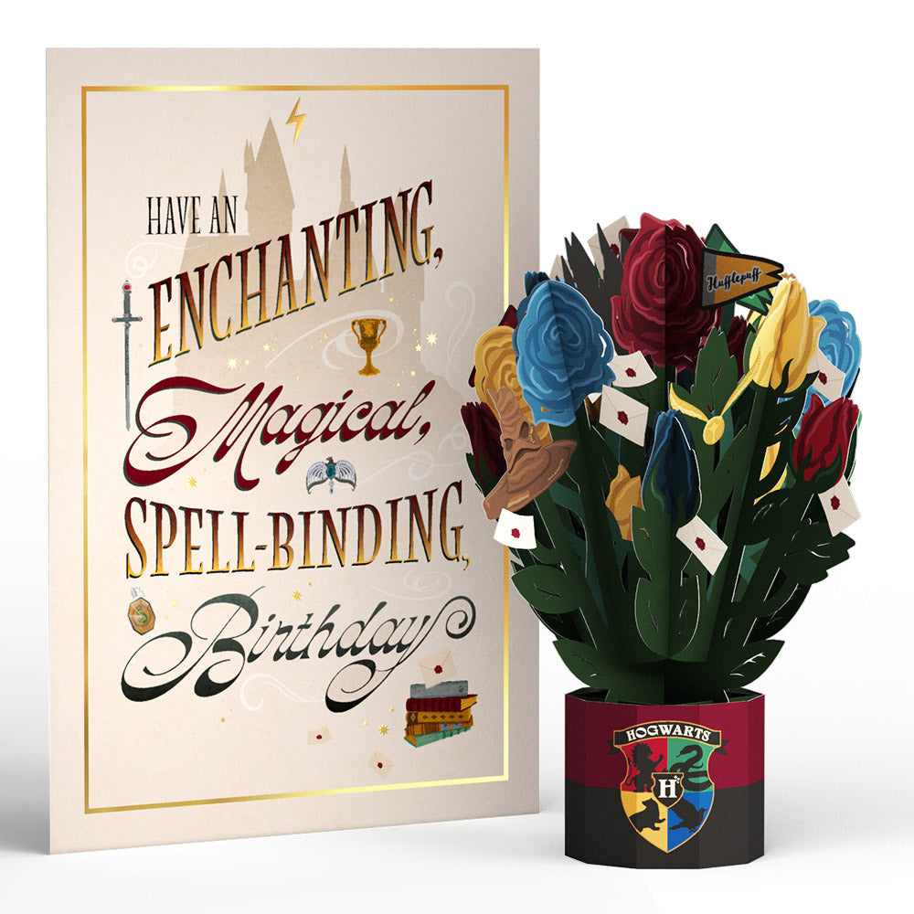 Harry Potter™ Spellbinding Birthday Card with Mini Bouquet、mySite、solidvoid