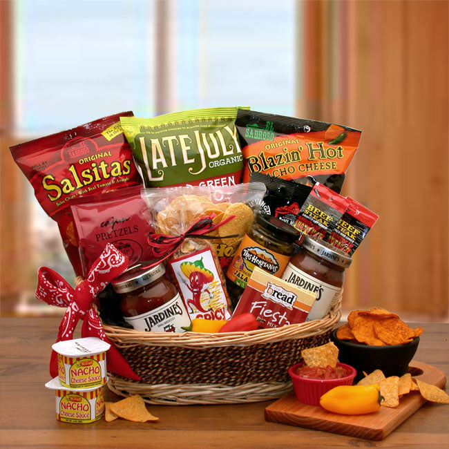 A Little Spice Gourmet Salsa & Chips Gift Basket、mySite、camillekostekn
