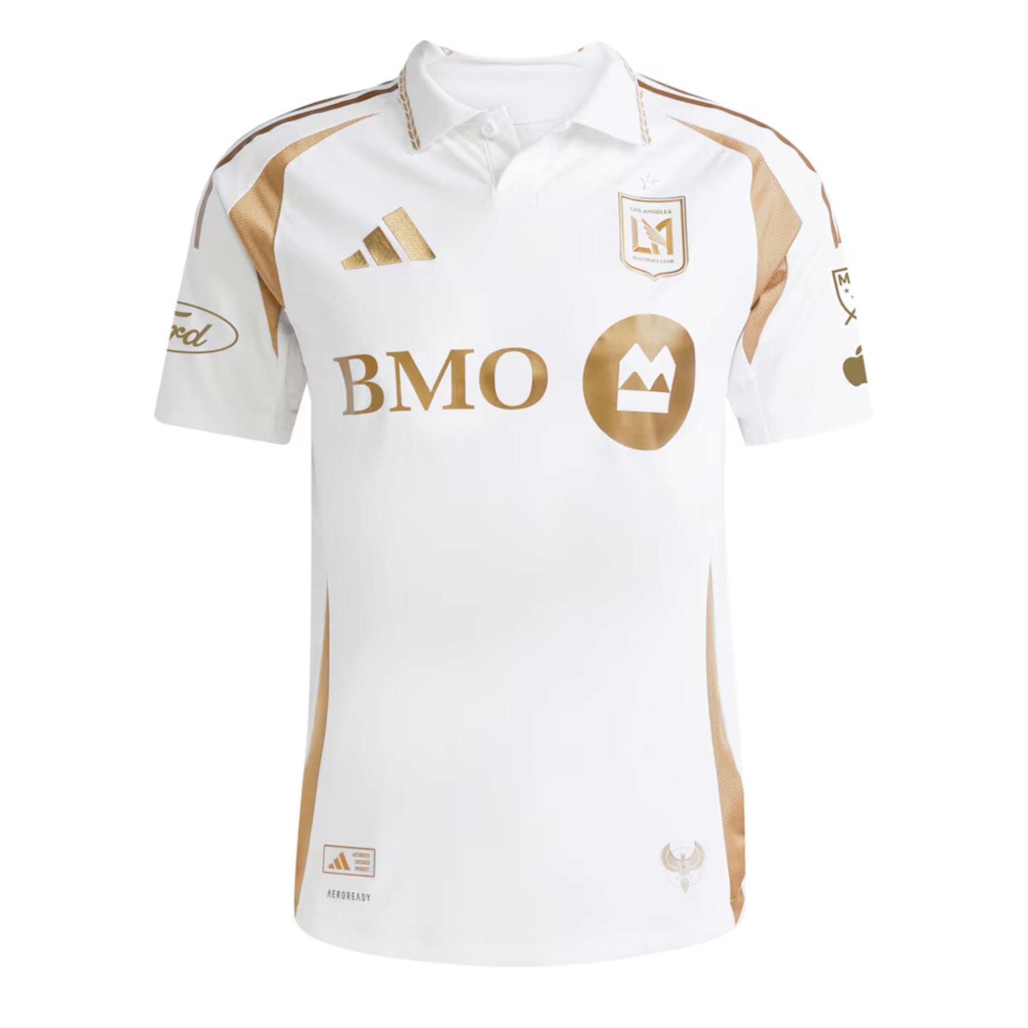 adidas Men's LAFC 2025/26 Authentic Away Jersey White/Gold、mySite、noshort