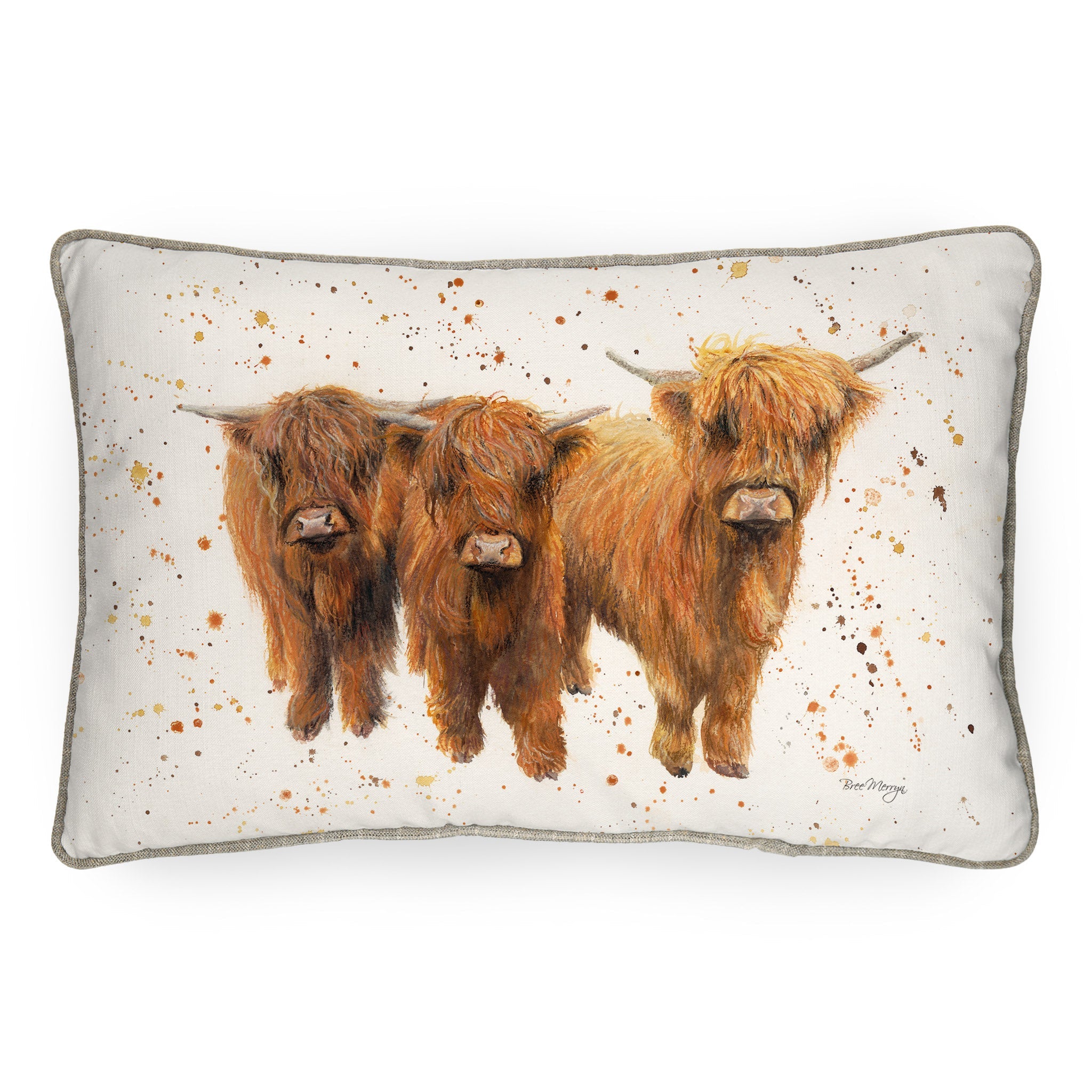 Highland Cow Cushion、mySite、g9winljtr