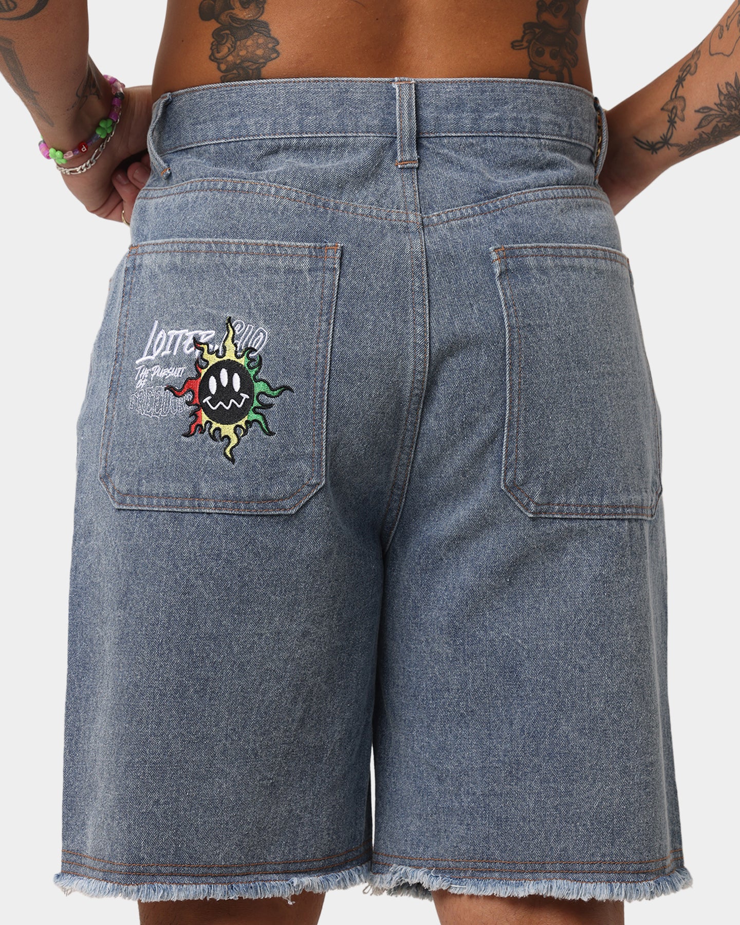 Loiter Freedom Skate Denim Shorts Blue、mySite、zt4zffjzw