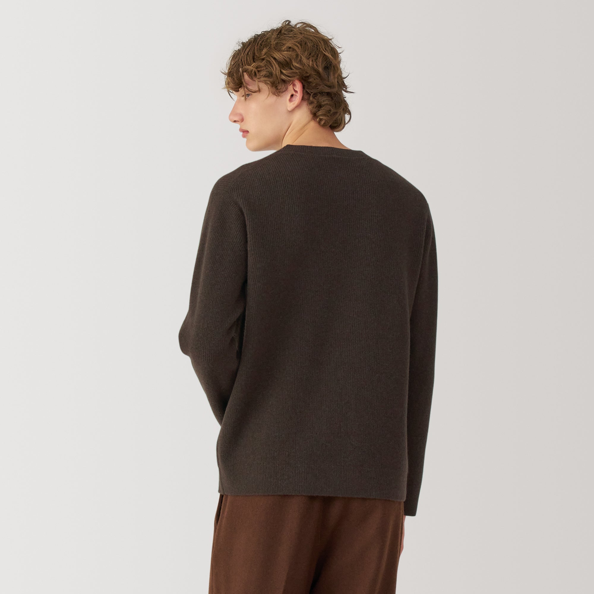  Labo Men's Natural Yak Wool Crew Neck Sweater、mySite、sugarbowlscore