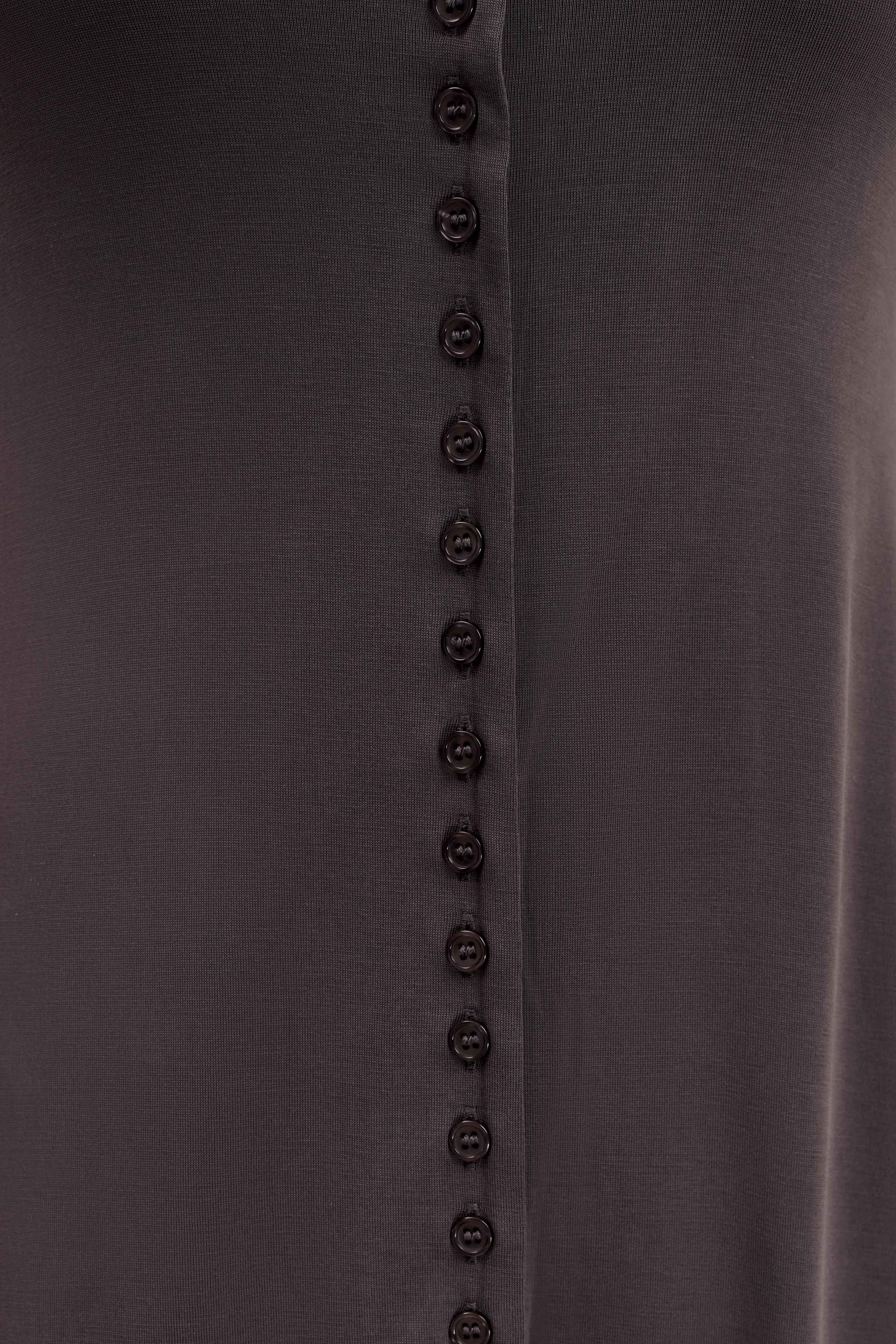 Anders Peached Jersey Midi Dress - Charcoal、mySite、solidvoid