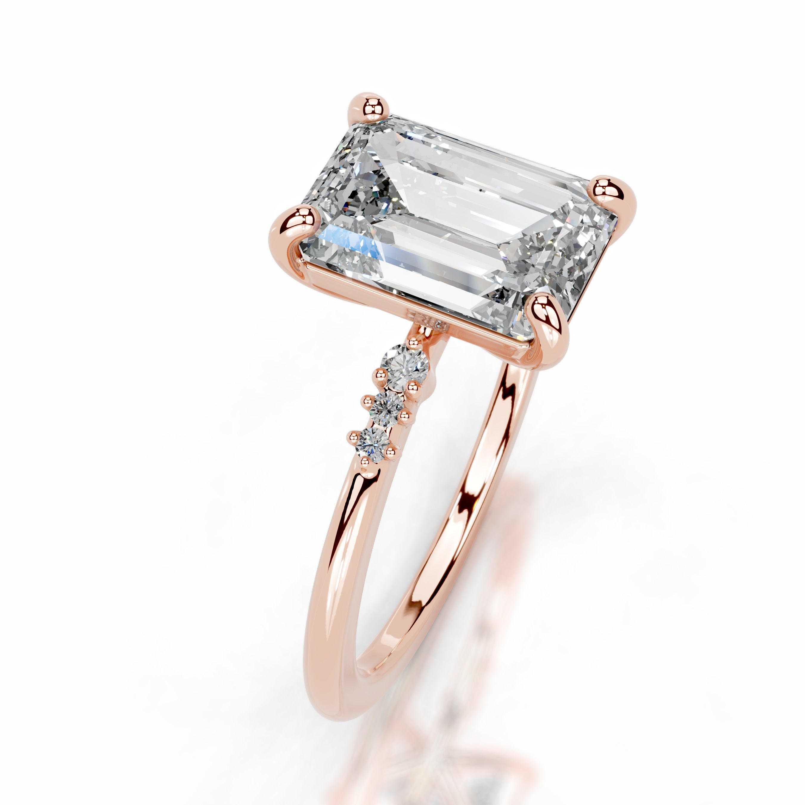 Hope Lab Grown Diamond Ring - 14K Rose Gold、mySite、hinf8tx79