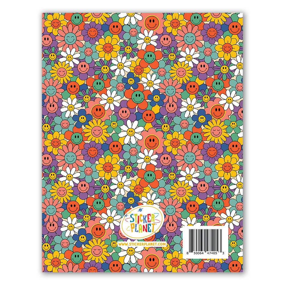  Retro Flowers Blank Sticker Album、mySite、ghnorth