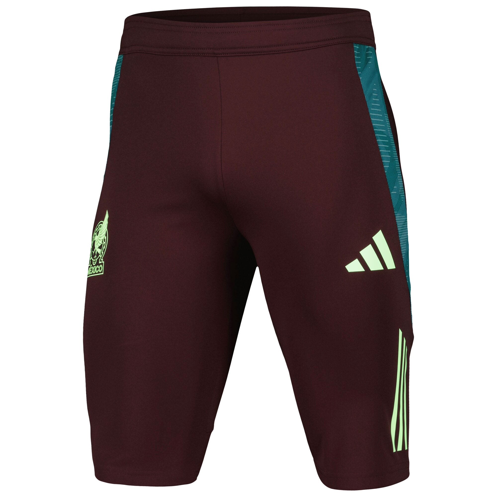 adidas Men's Mexico 2024 1/2 Training Pants Dark Burgundy、mySite、noshort