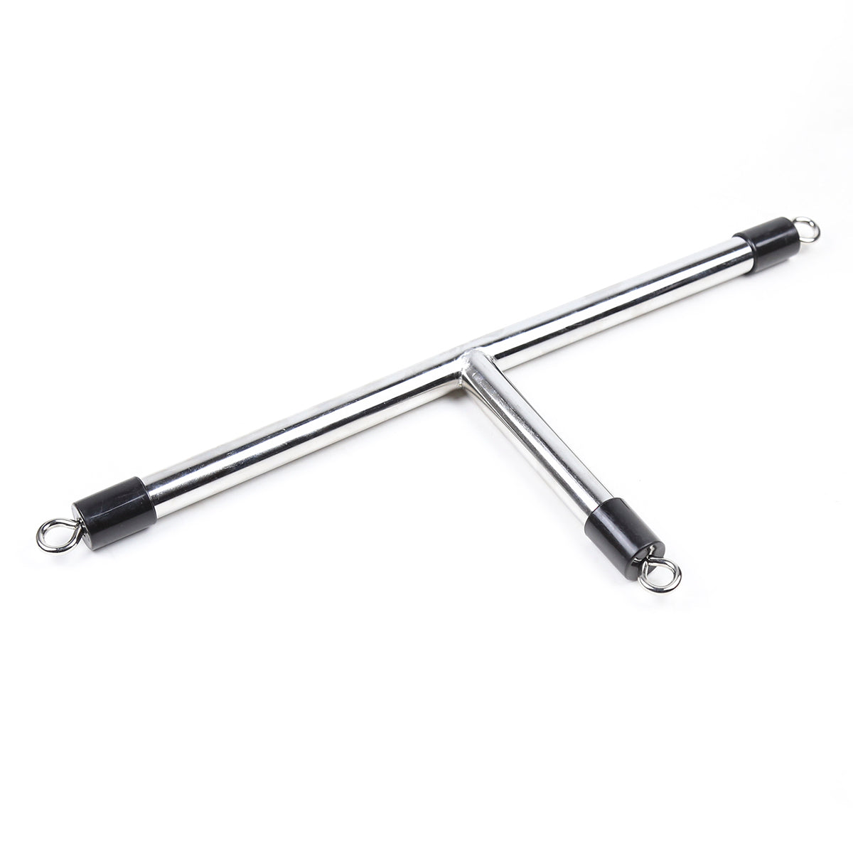 Posture T-Spreader Bar | Restraints | Silver | Fetish、mySite、bottomscart