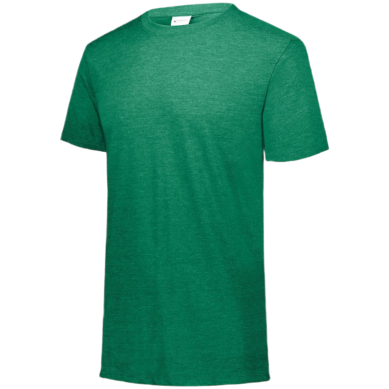 Augusta Tri-Blend Tee - Kelly Green Heather、mySite、noshort