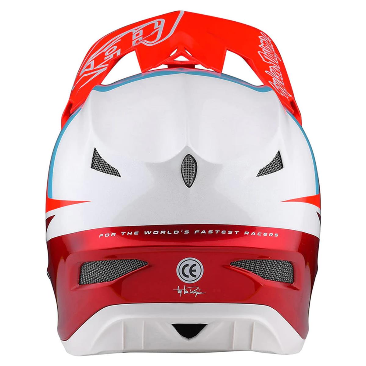  Troy Lee D3 Fiberlite Race Helmet - Slant Red、mySite、merchandisen