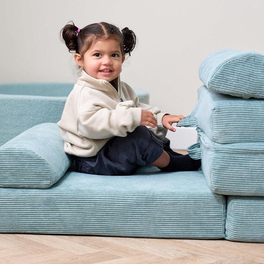  Tutti Bambini Playrama Montessori Kids Play Sofa - Ocean Stone、mySite、merchandisen