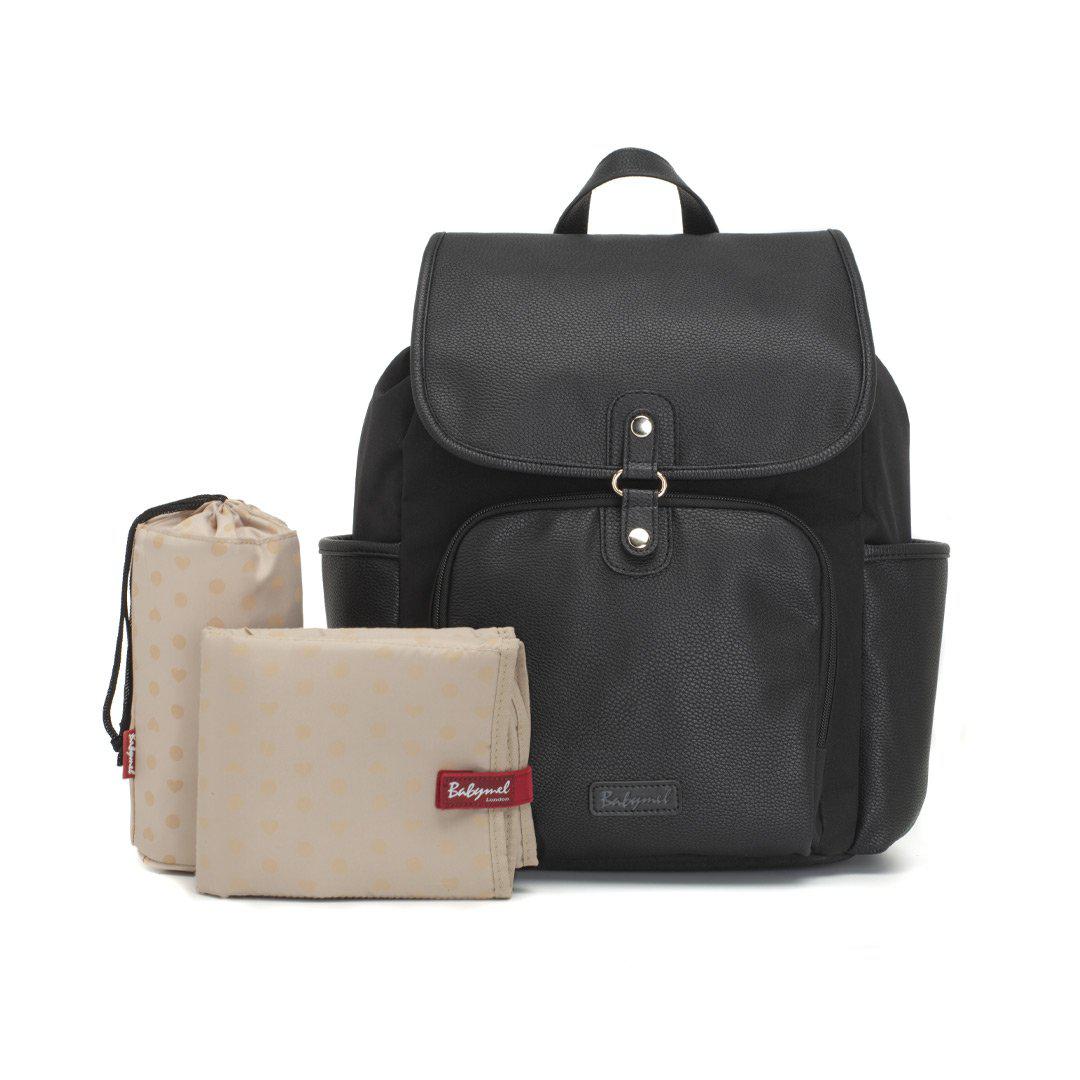  Babymel Freddie Changing Backpack - Black、mySite、merchandisen