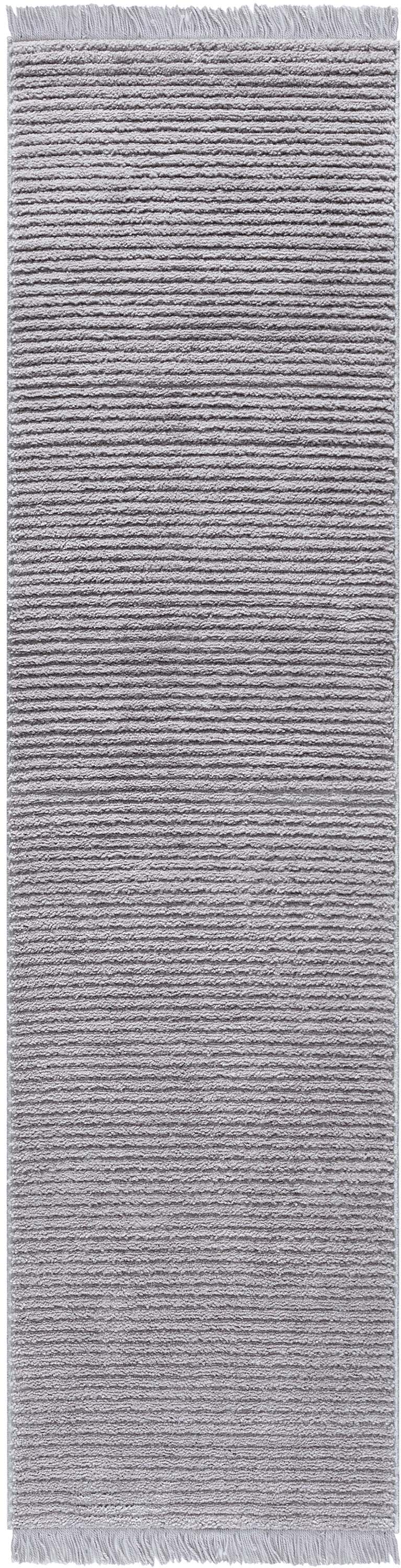 Carlow Solid & Striped Textured Taupe Ivory Ultra Soft High-Low Shag Rug、mySite、gigharbornorthrealestate