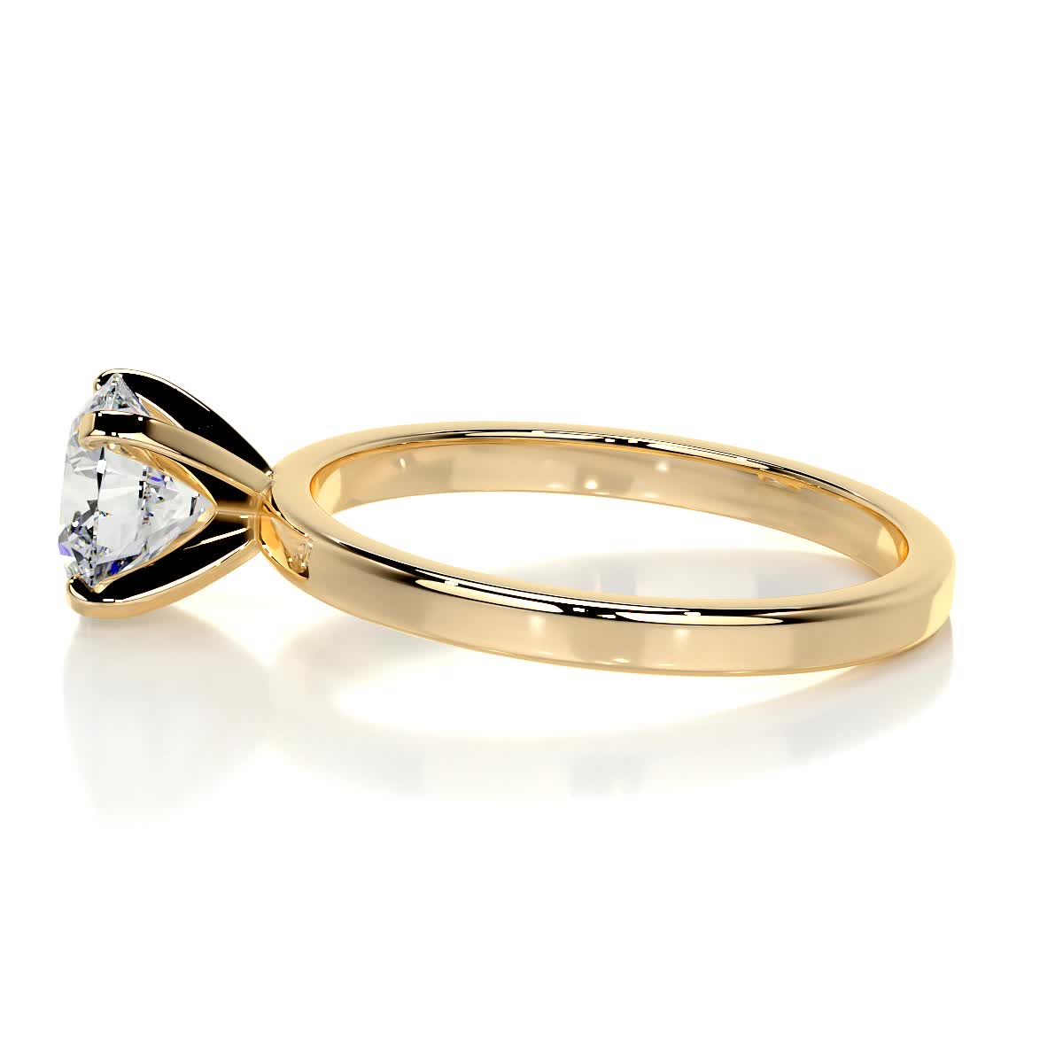 Jessica Diamond Engagement Ring -18K Yellow Gold、mySite、hinf8tx79