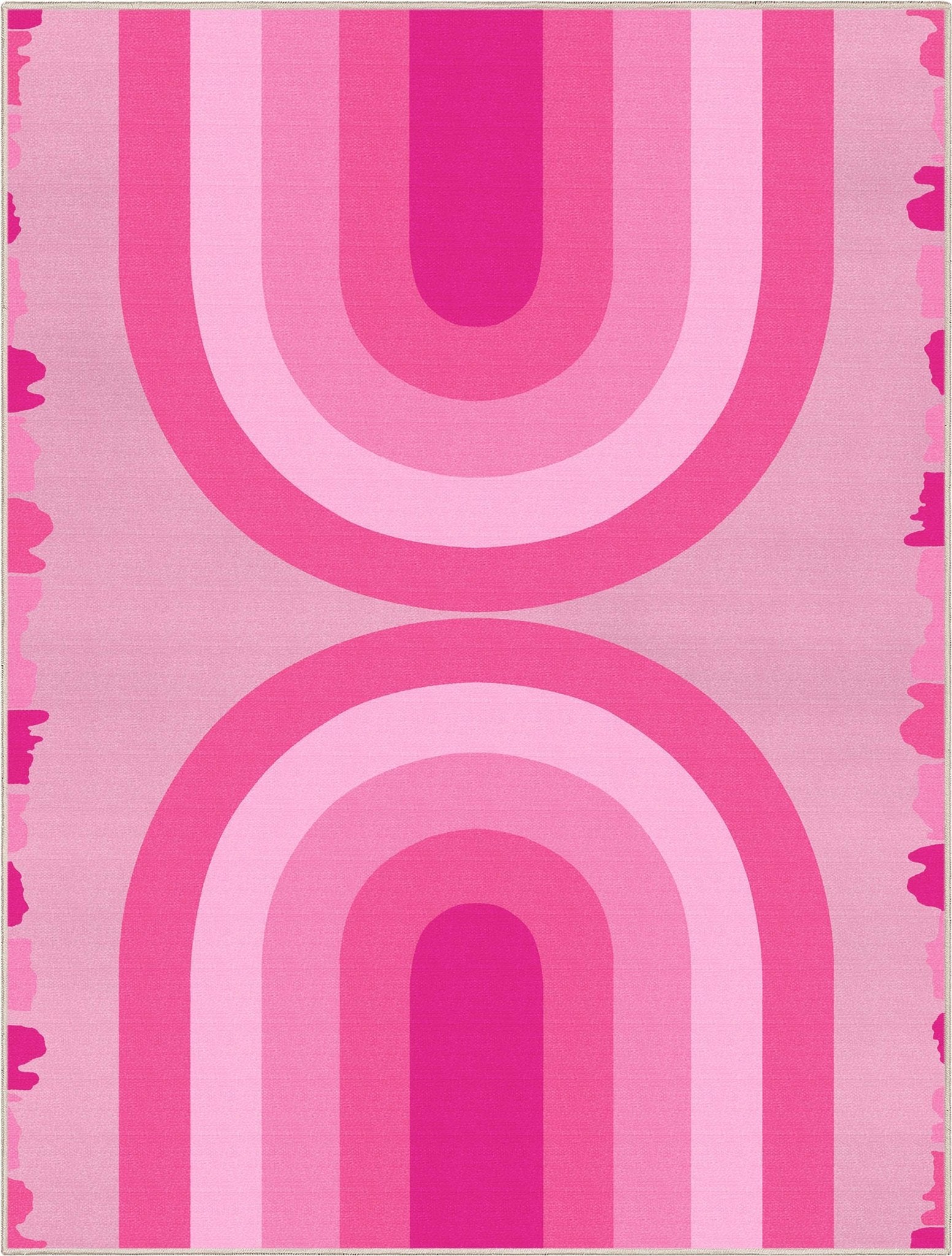 Apollo Geometric Modern Pink Rug for Living Room, Bedroom, Kitchen & Office、mySite、gigharbornorthrealestate
