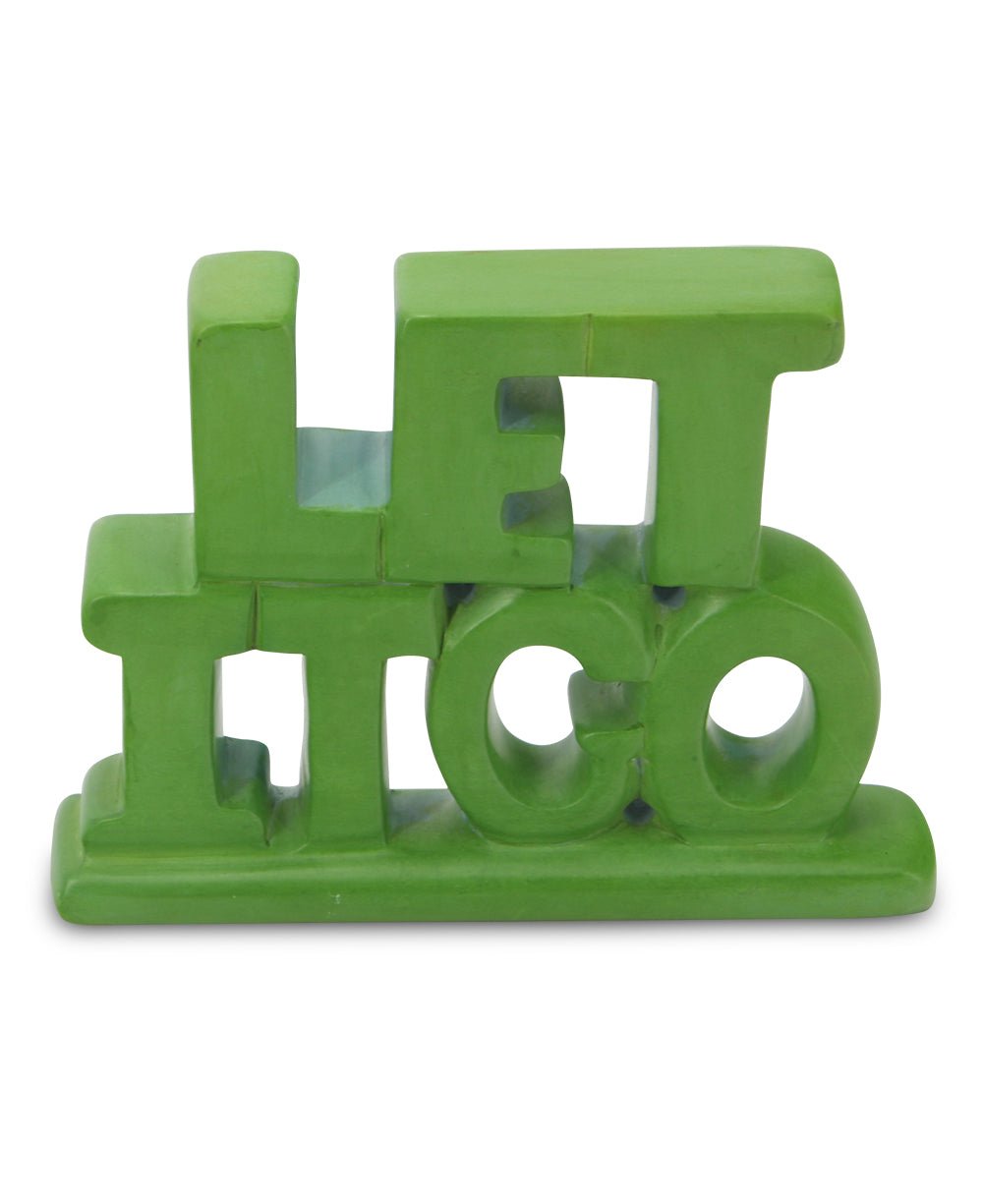 Let It Go Handmade Soapstone Desk Art、mySite、topwebapps