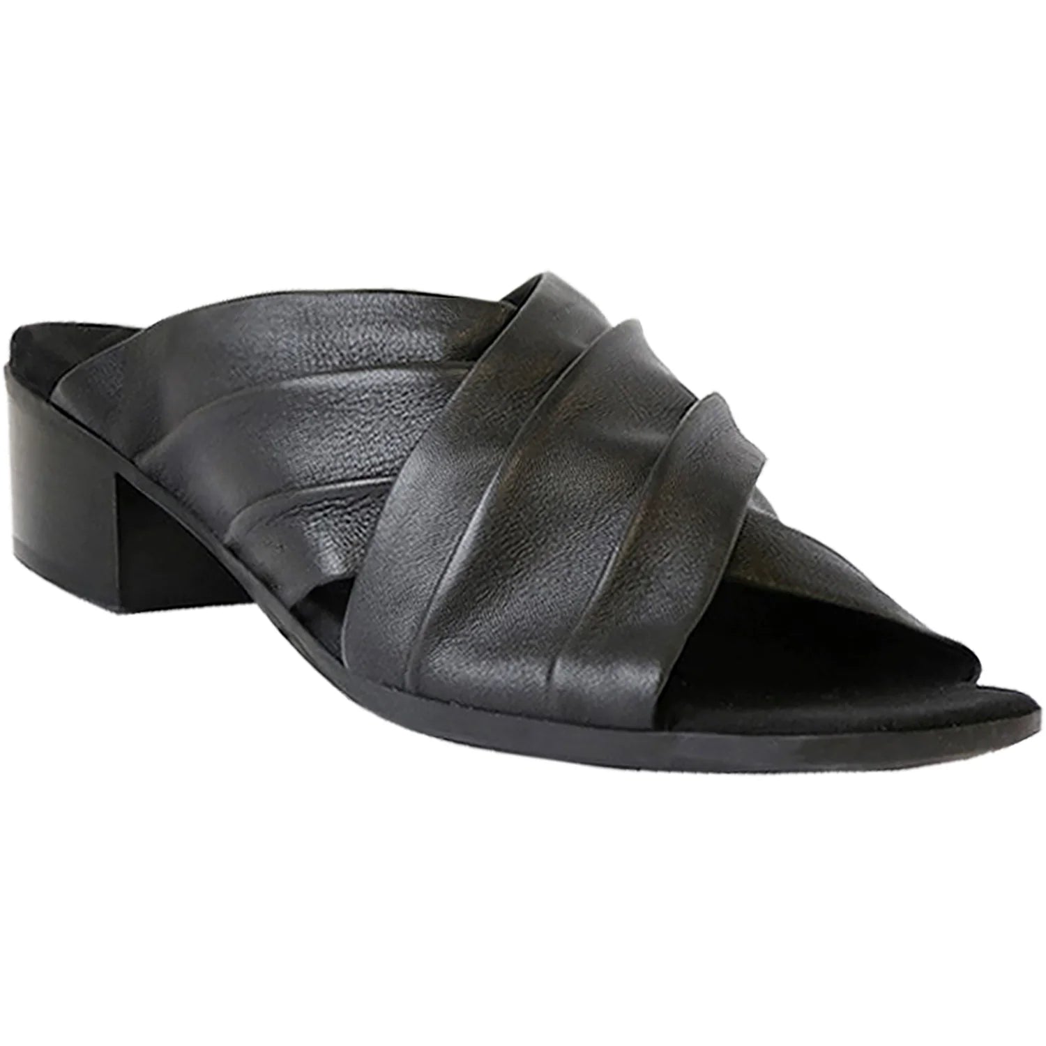  Munro Women's Lee Open Toe Sandal - Black Lamb Leather、mySite、preschool7hills