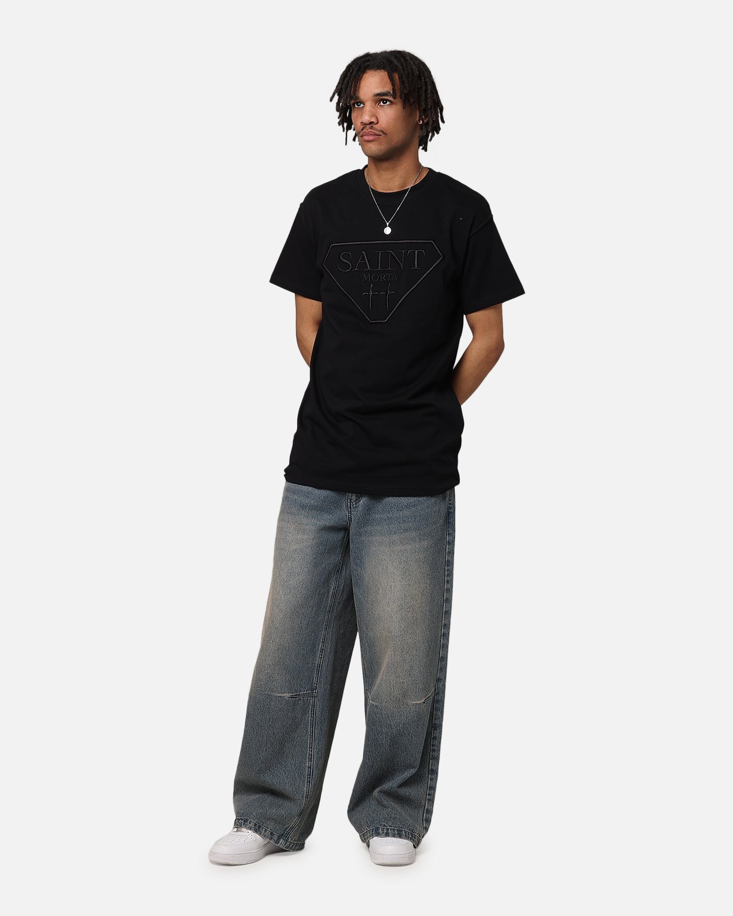 Saint Morta Liberty Lafayette T-Shirt Black/Black、mySite、zt4zffjzw