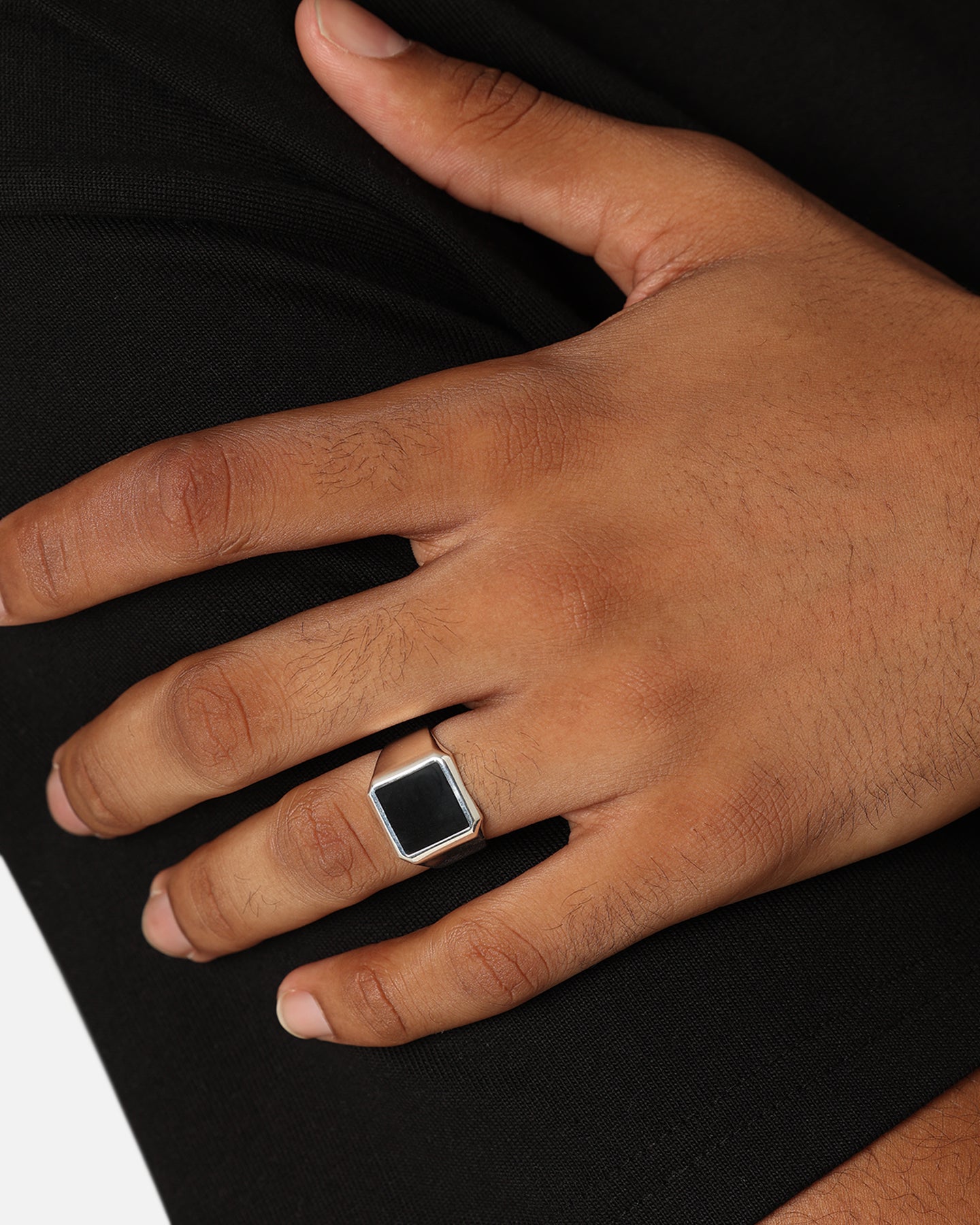 House Of Auric Gabriel Onyx Ring Sterling Silver、mySite、zt4zffjzw