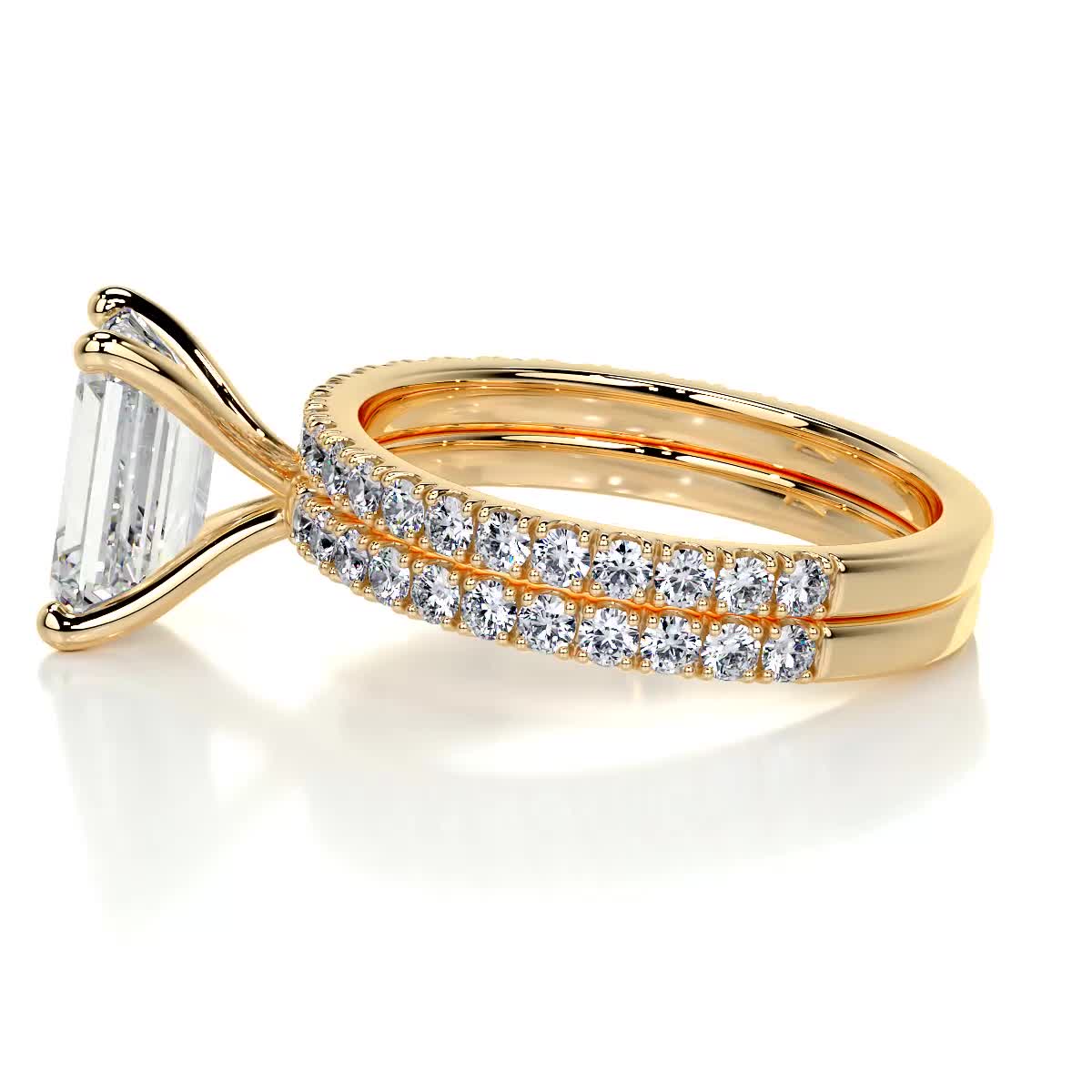 Royal Diamond Bridal Set -18K Yellow Gold、mySite、hinf8tx79