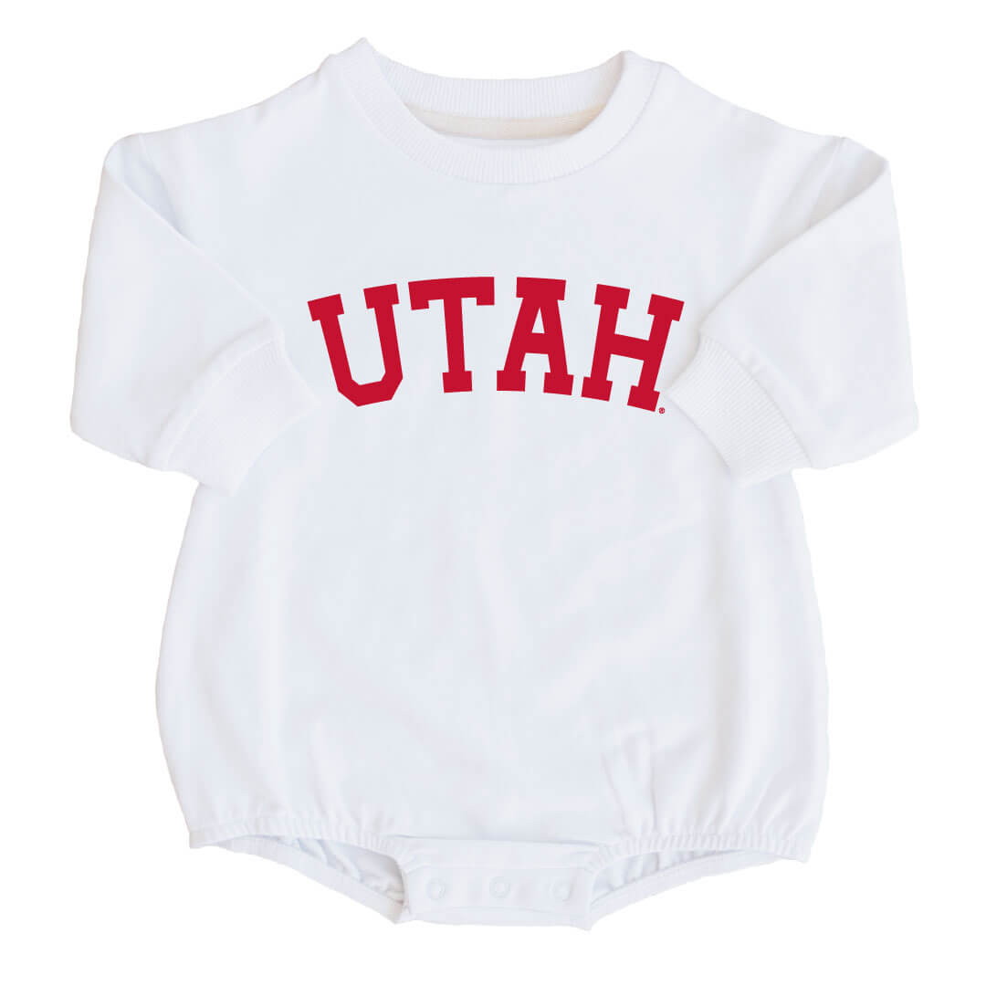  University of Utah | UU Graphic Sweatshirt Bubble Romper、mySite、layawaytickets