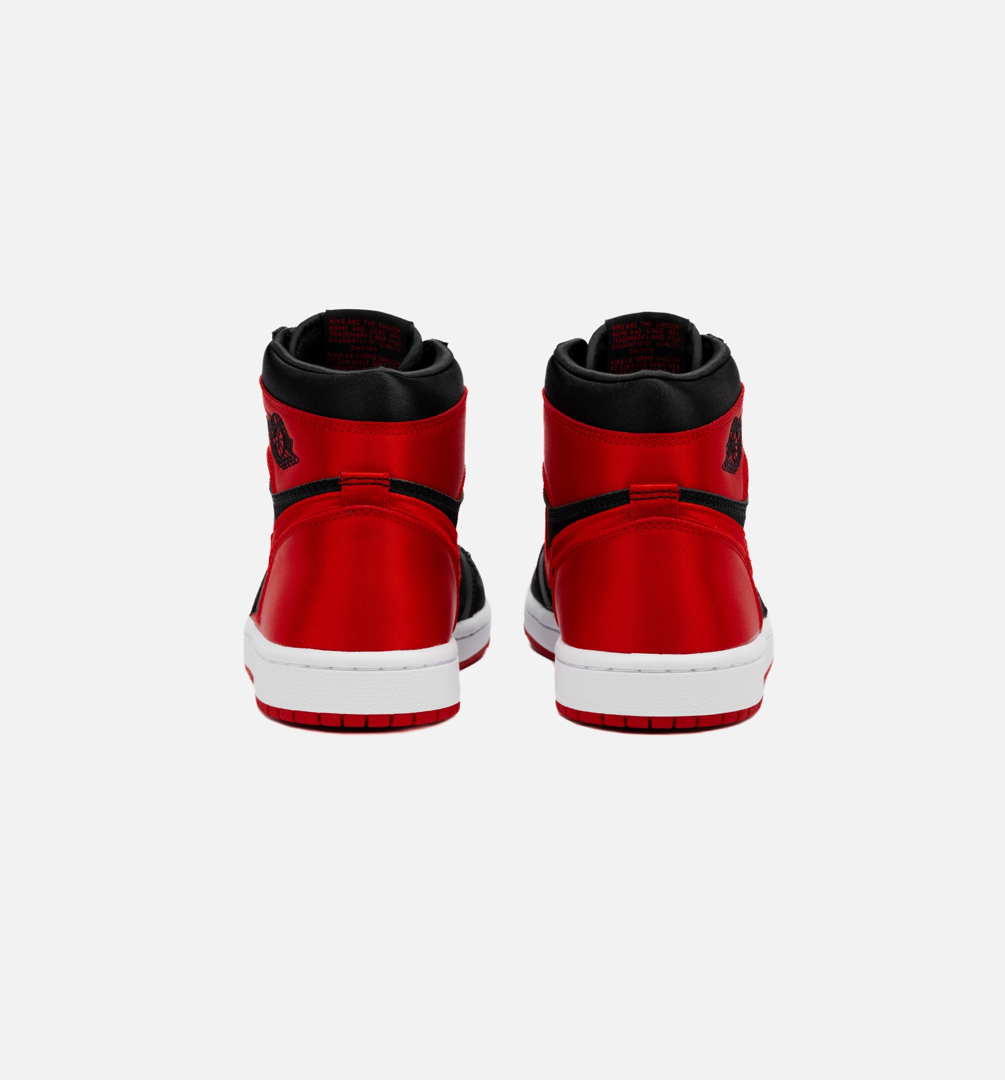 Air Jordan 1 Retro Hi OG Satin Bred Womens Lifestyle Shoe - Black/Red、mySite、dreamappss