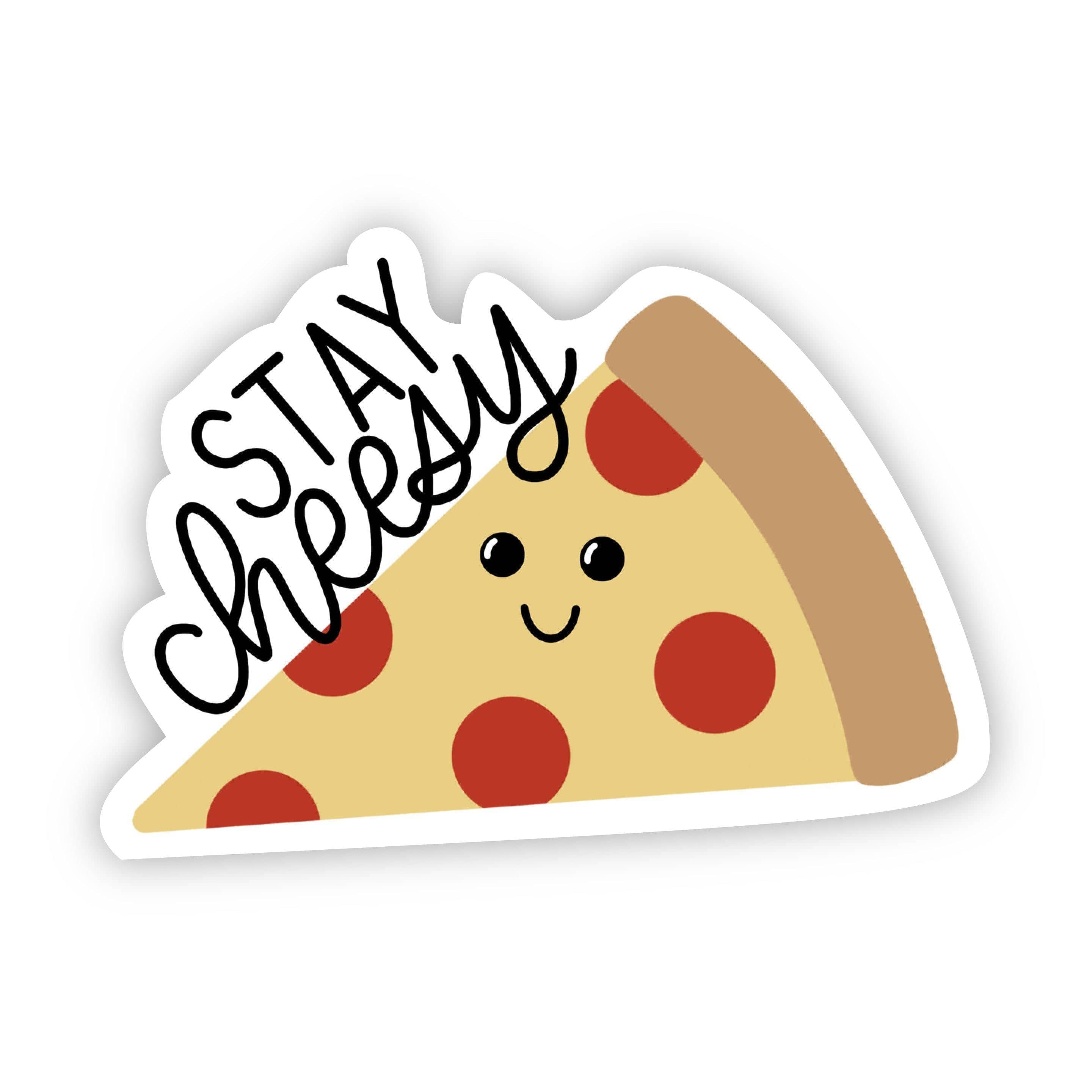  Stay Cheesy Pizza Sticker、mySite、elrpsem3k