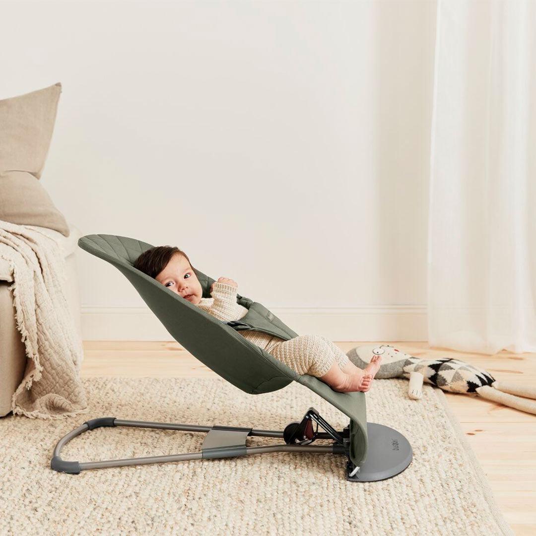  BabyBjorn Bouncer Bliss - Woven - Dark Green、mySite、merchandisen