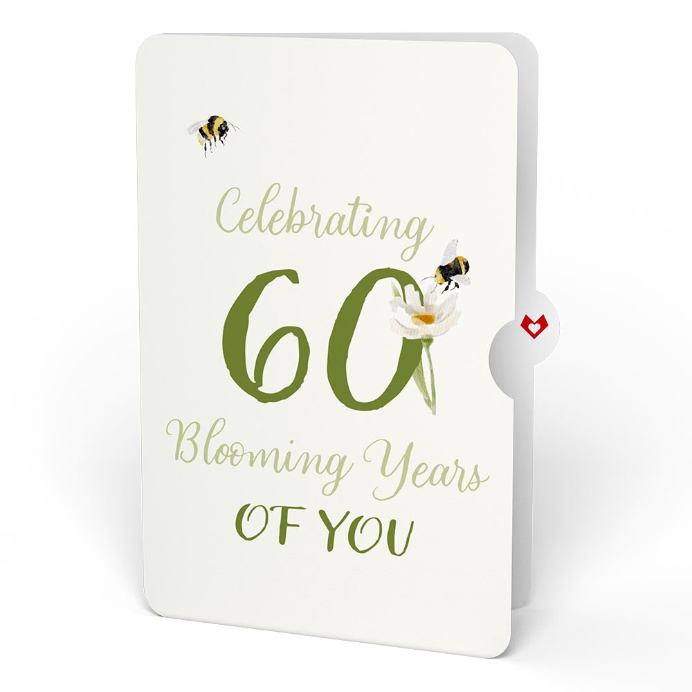 Bloom 60th Birthday Pop-Up Card and Sentiment Set、mySite、solidvoid