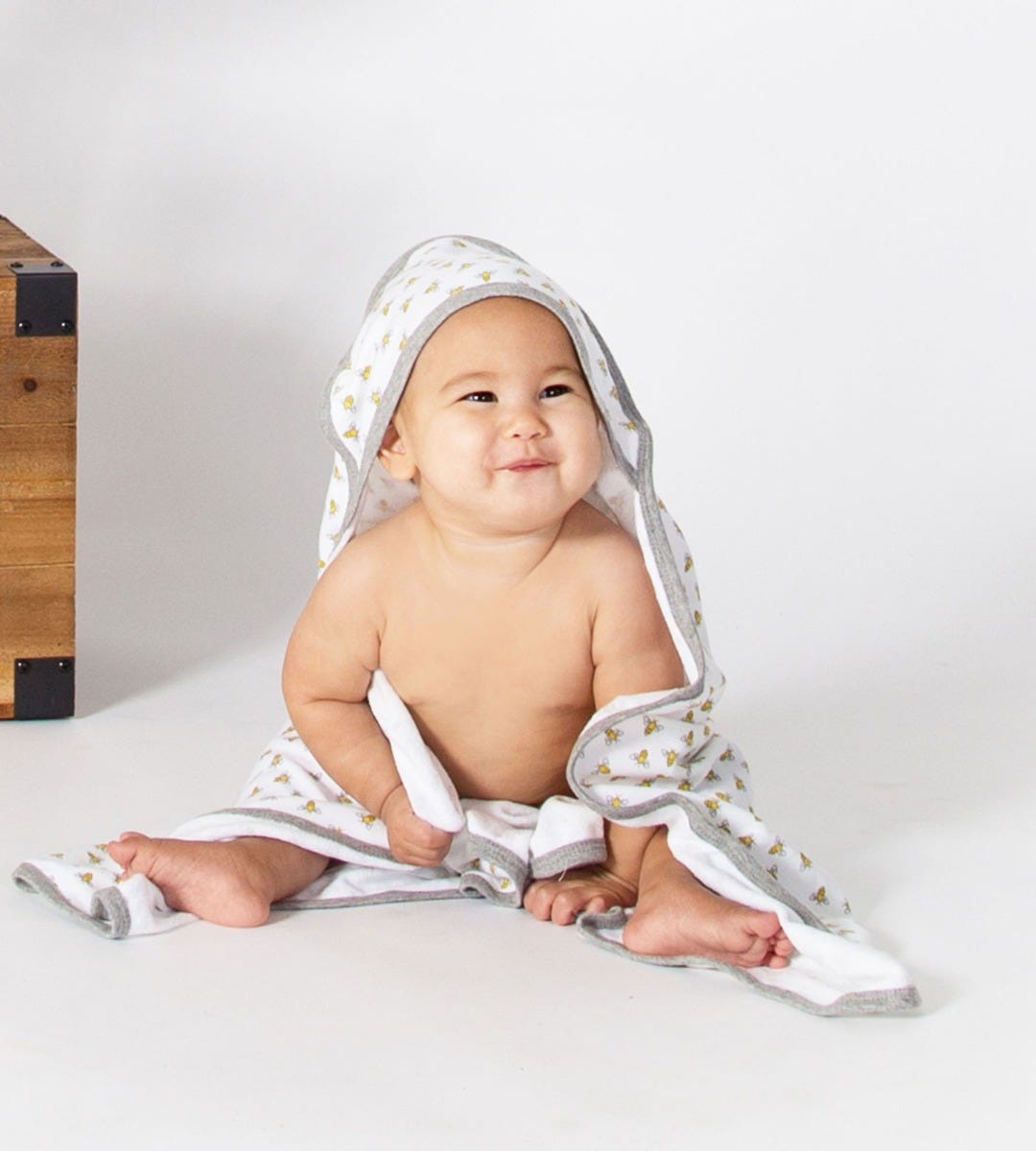  Honey Bee Organic Cotton Hooded Towel 2 Pack、mySite、layawaytickets