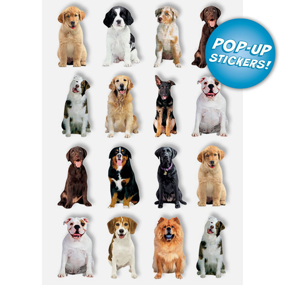  Dogs Pop-Up 3-D Stickers、mySite、ghnorth