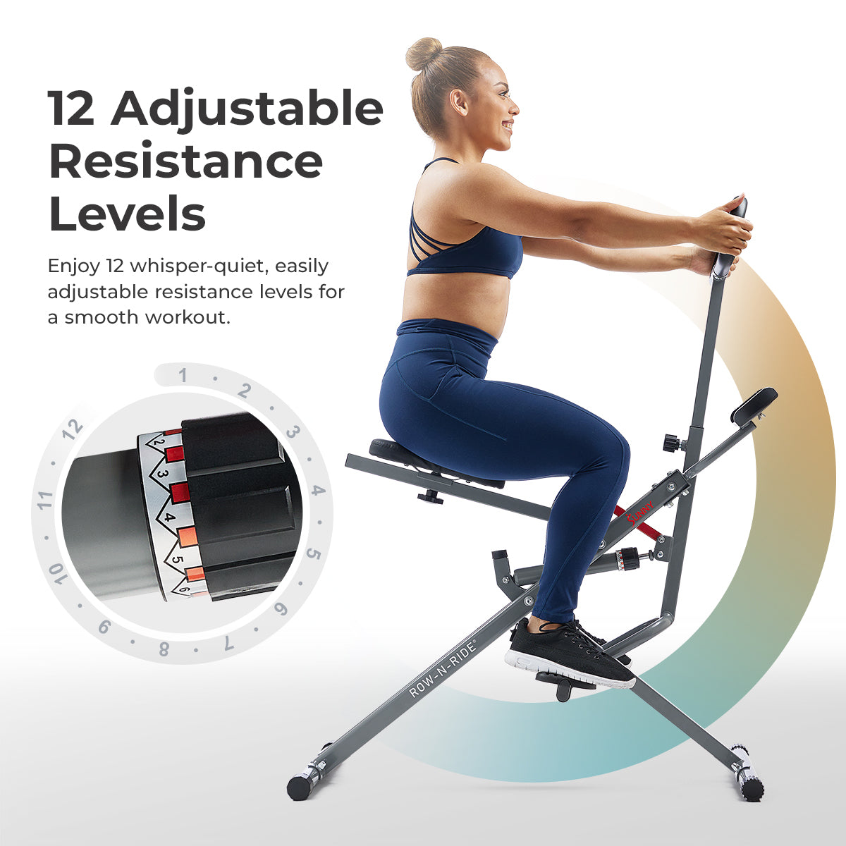  Smart Upright Row-N-Ride® Hydraulic Squat Assist Trainer Machine for Abs and Glute Workout、mySite、ghnorth