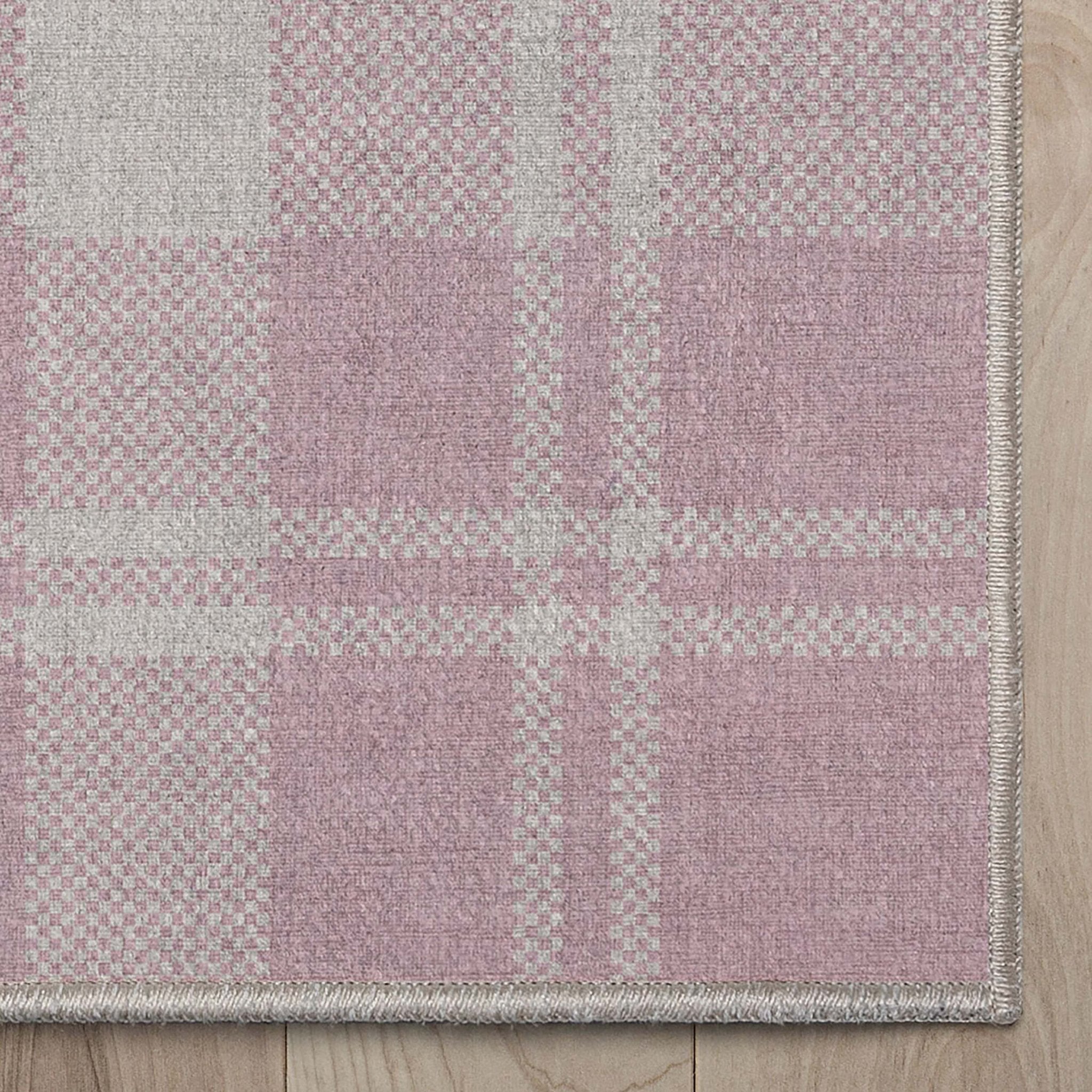 Plaid Modern Geometric Boxes Flat-Weave Rug、mySite、gigharbornorthrealestate
