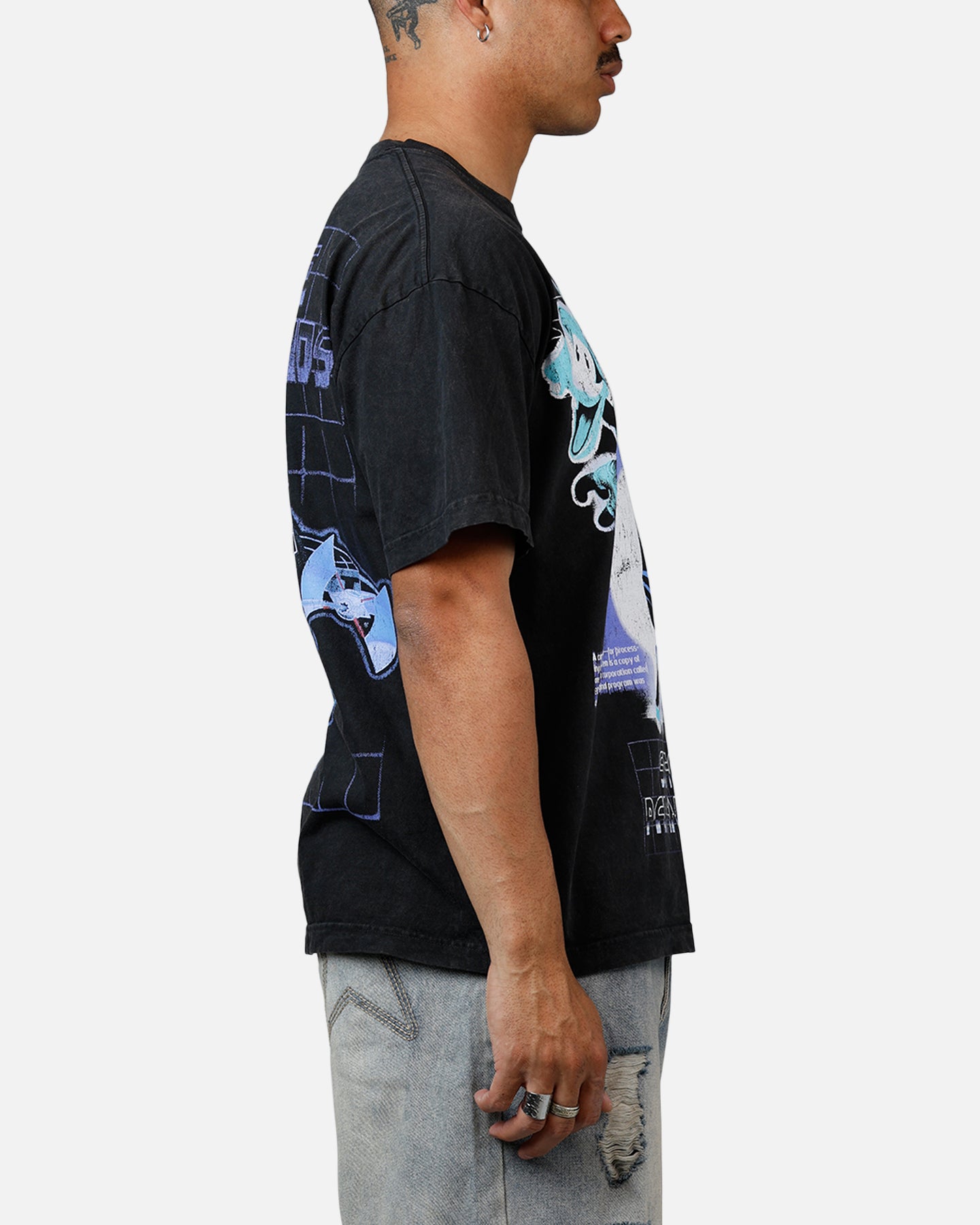 Goat Crew Disney Kingdom Hearts Space Paranoids Heavyweight T-Shirt Black Acidwash、mySite、zt4zffjzw