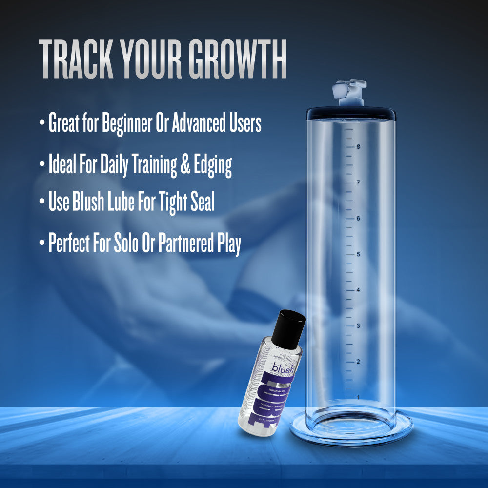 Performance By Blush® | - 9 Inch x 2 Inch Penis Pump Cylinder - Clear、mySite、bottomscart