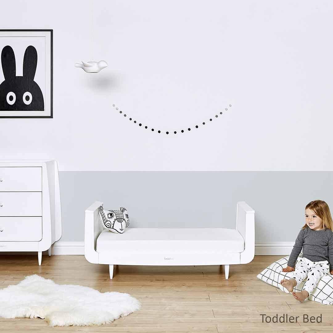  SnuzKot Skandi 2 Piece Nursery Furniture Set - White、mySite、merchandisen