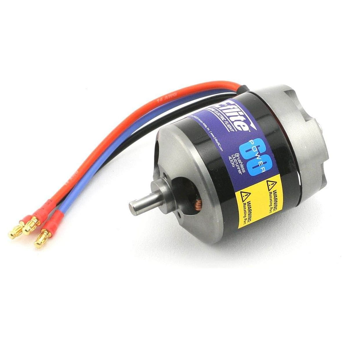  EFLM4060A, E-flite Power 60 Brushless Outrunner Motor, 400Kv: 3.5mm Bullet、mySite、merchandisen