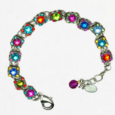 Multicolor Thin Rainbow Bracelet、mySite、g9winljtr