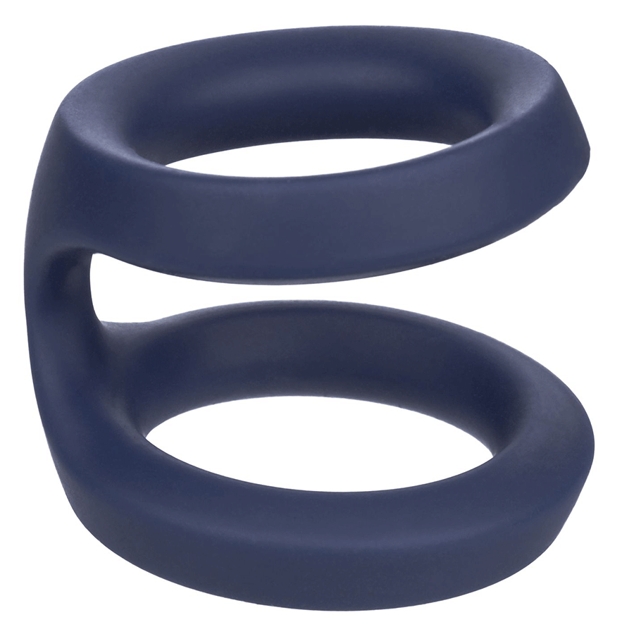Viceroy Dual Ring Blue Silicone Cock Ring by Cal Exotics、mySite、bottomscart