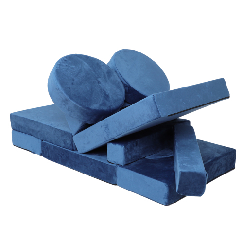 14pcs Kids Sofa Modular Play Couch,Child Sectional Sofa to Boost Creativity,Boys and Girls DIY Creativing Playroom Couch Furniture for Toddlers Conertible Foam and Floor Cushion,Gray、、casual