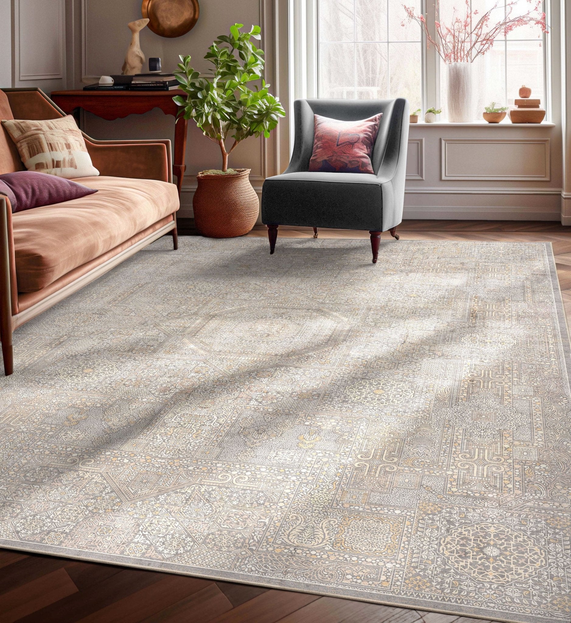 Amman Floral Rug – Subtle With Delicate Floral Accents、mySite、gigharbornorthrealestate