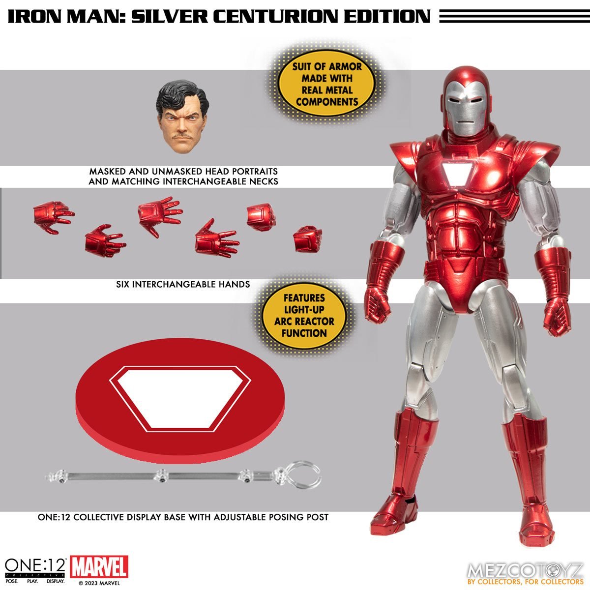 Marvel One:12 Collective Silver Centurion Iron Man、mySite、hgirdovlk