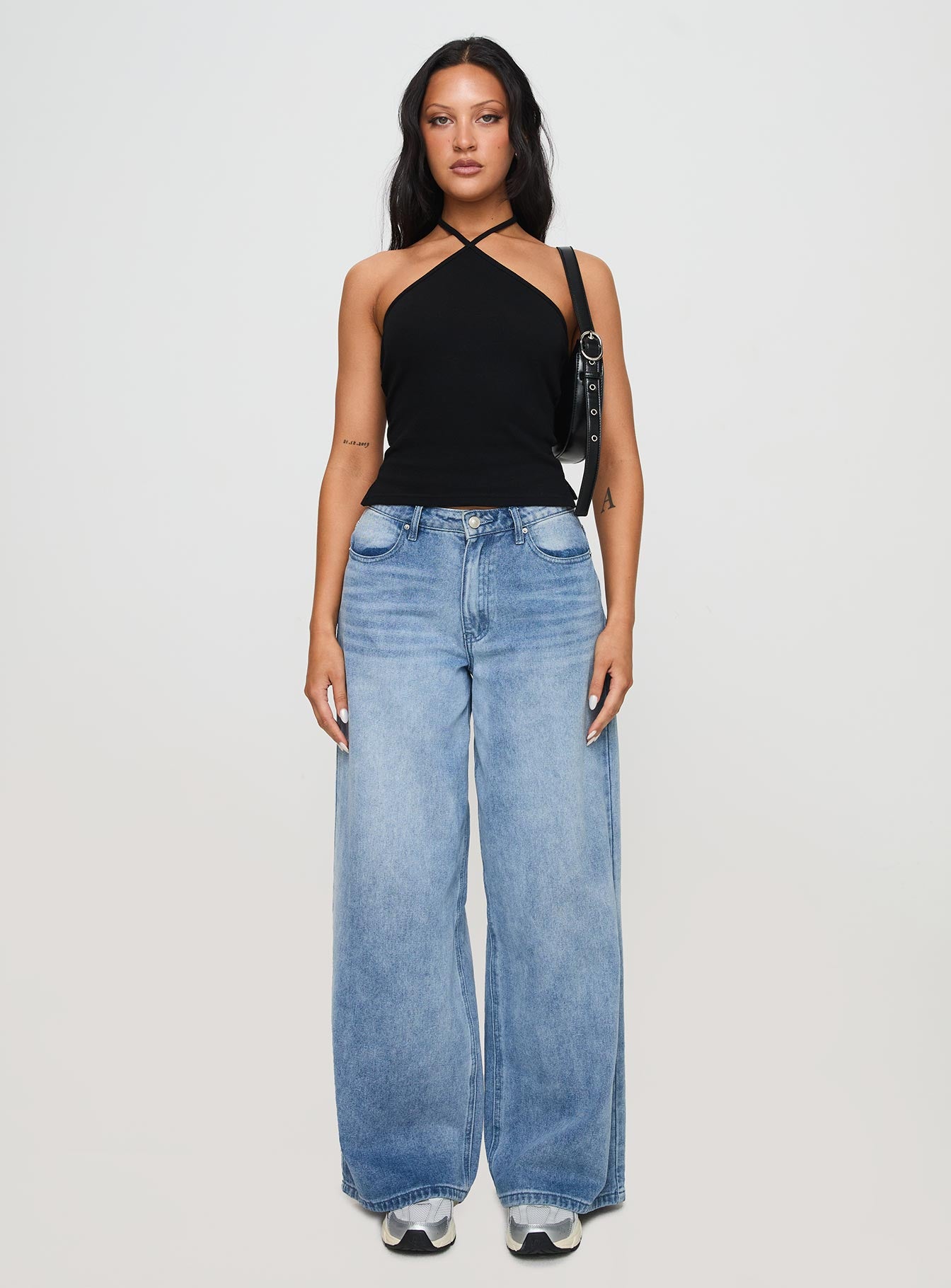 Baseline Halter Rib Top Black、mySite、solidvoid