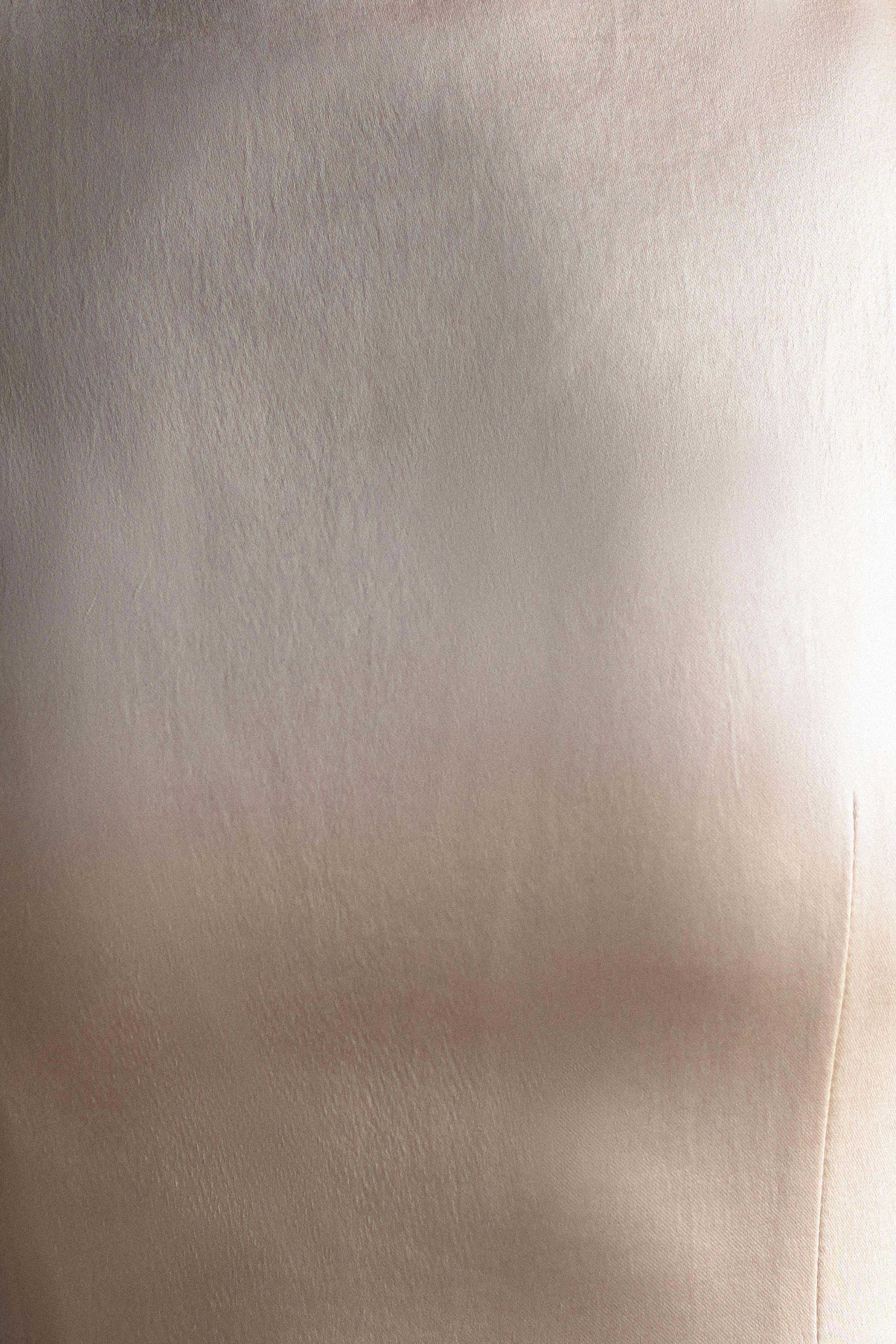 Violet Sleeveless Satin Maxi Dress - Blush Gold、mySite、solidvoid