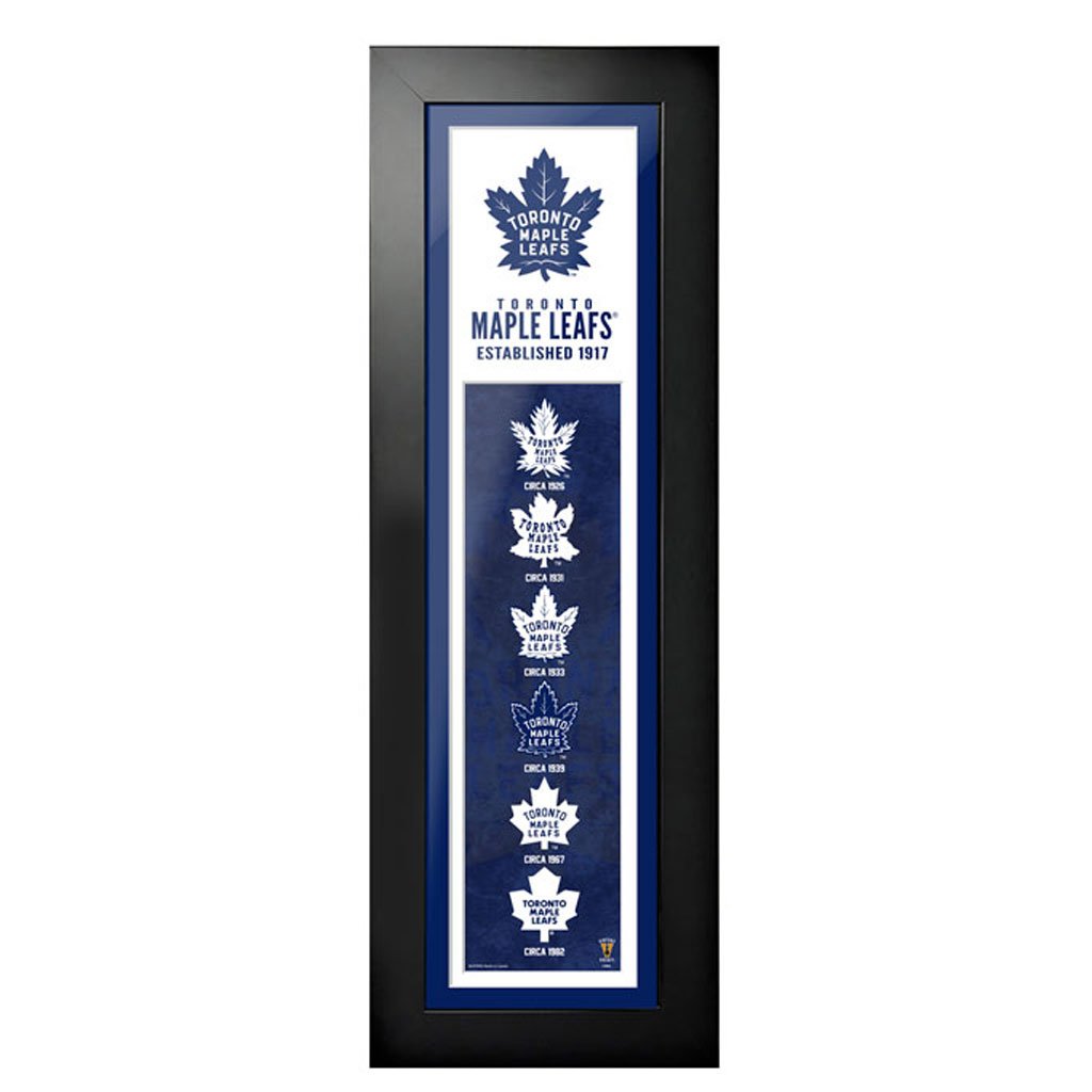 Toronto Maple Leafs 6x22 Logos to History Framed Art