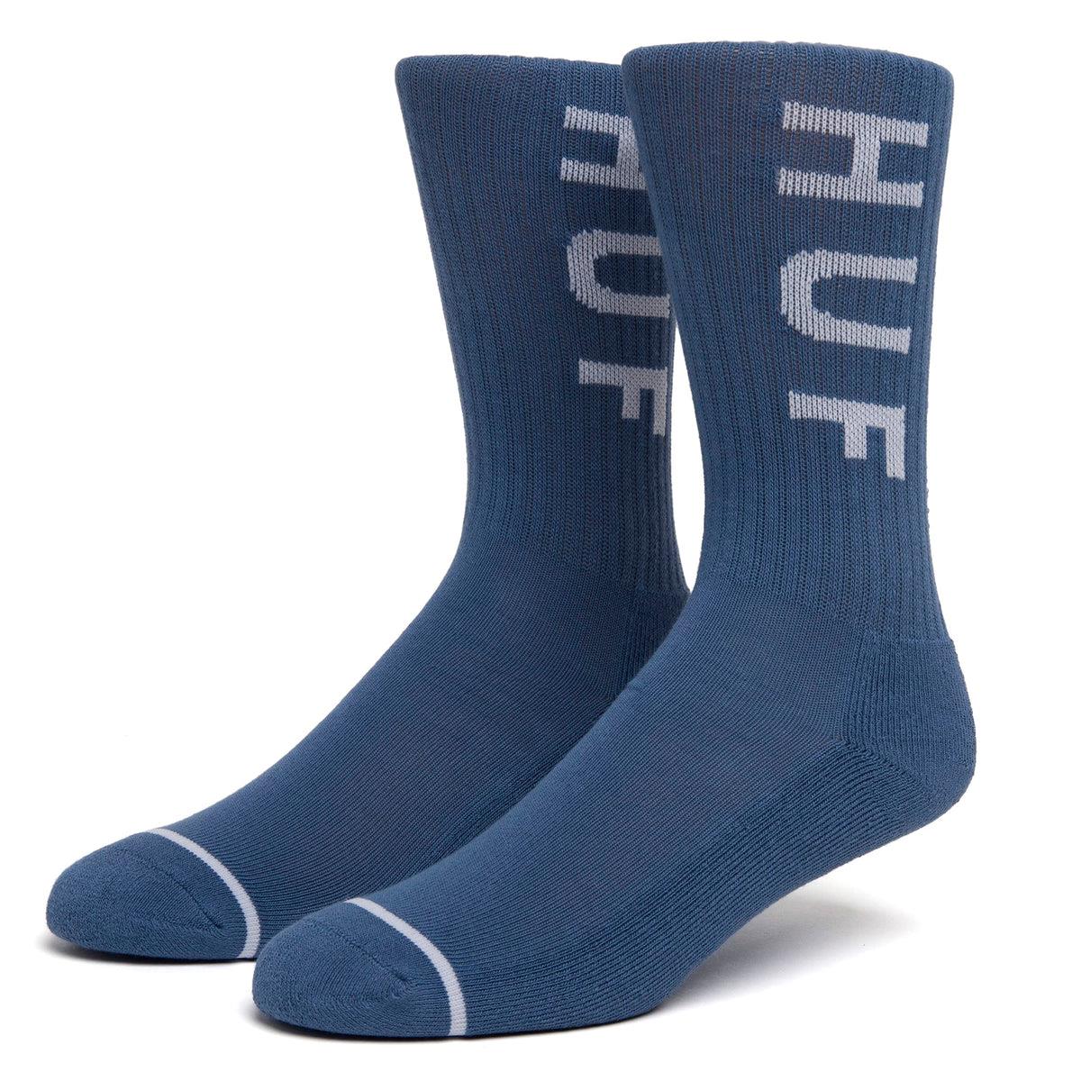 Huf Essential OG Logo Sock - Vintage Blue、mySite、merchandisen