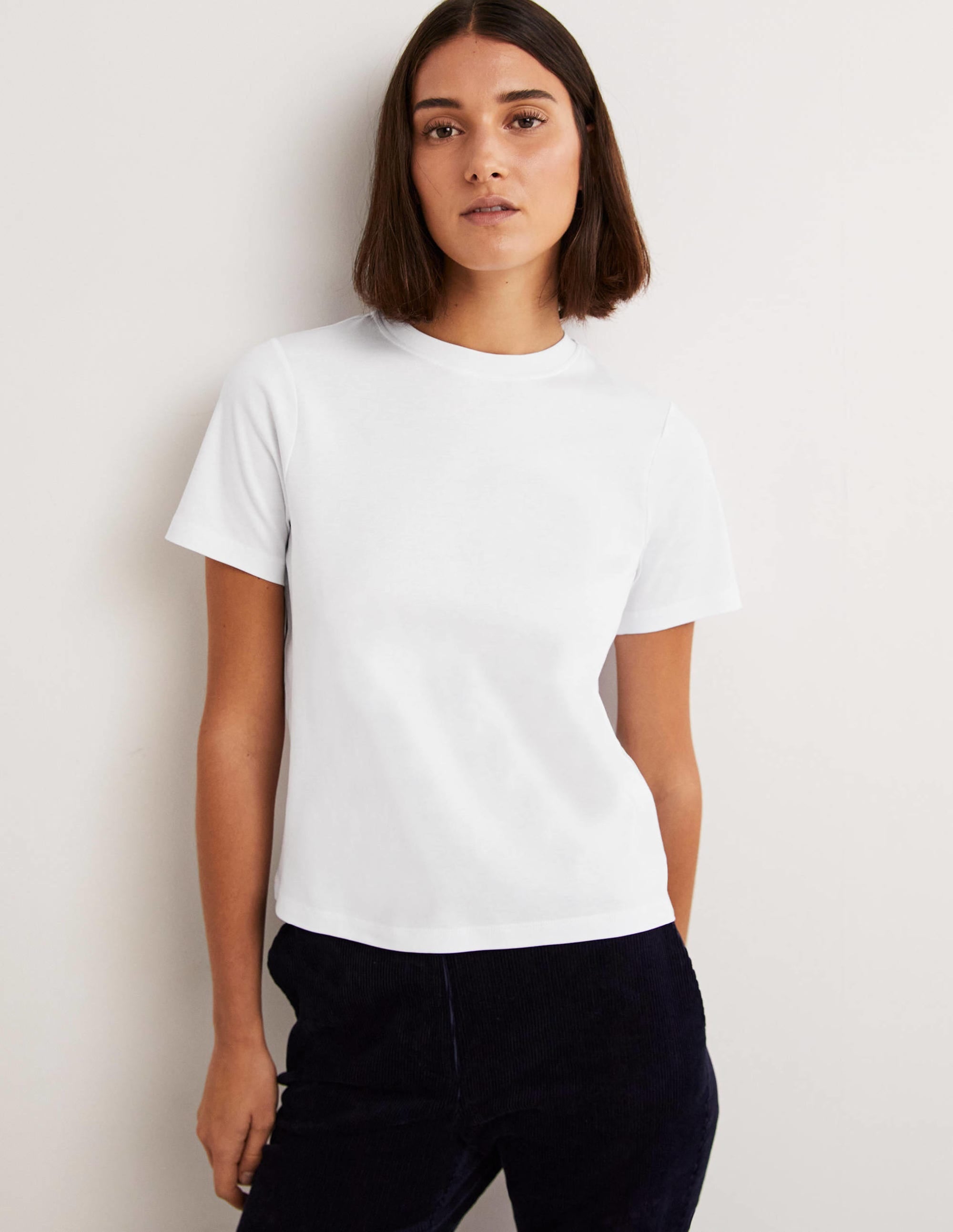  Perfect Cotton T-Shirt-White、mySite、ashleygrahame