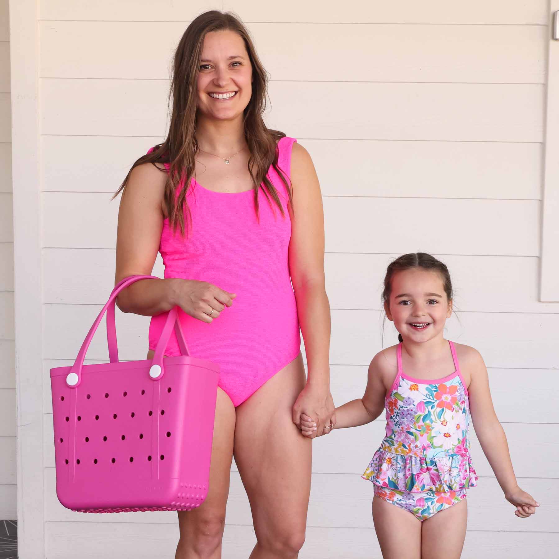  Women's Crinkle One-Piece Swimsuit | Neon Pink、mySite、layawaytickets